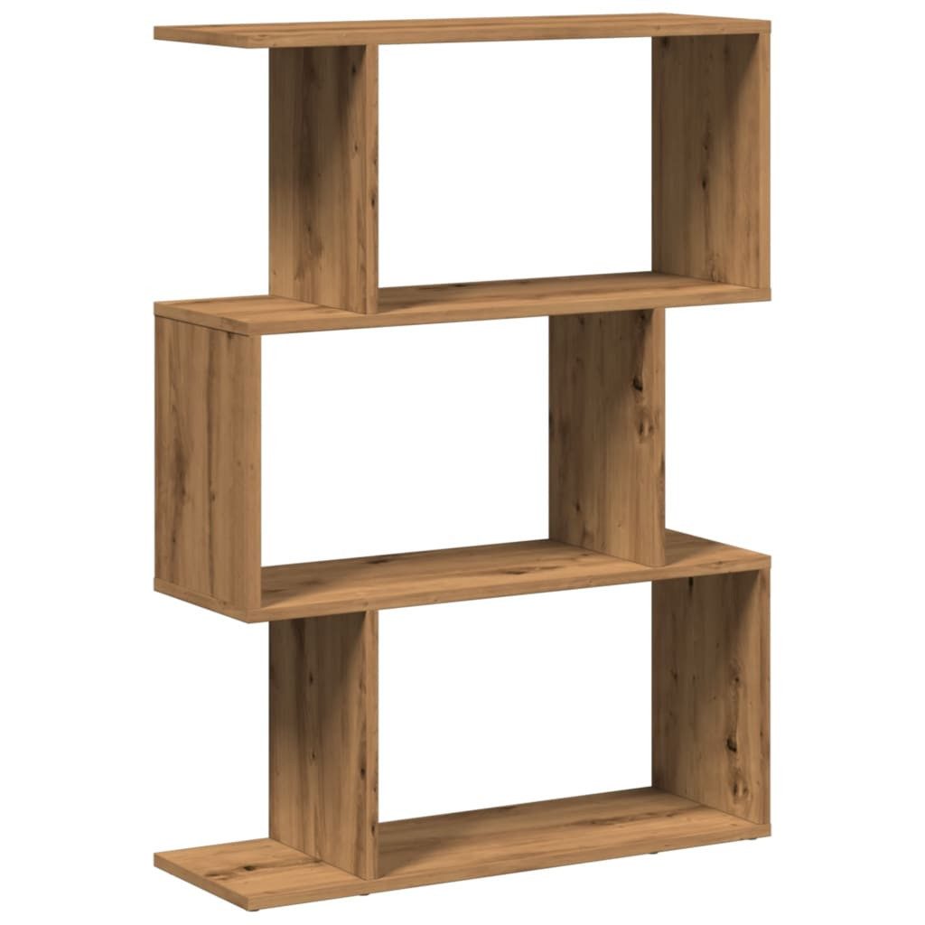 vidaXL Bücherregal Raumteiler-Bücherregal 3 Fächer Artisan-Eiche günstig online kaufen