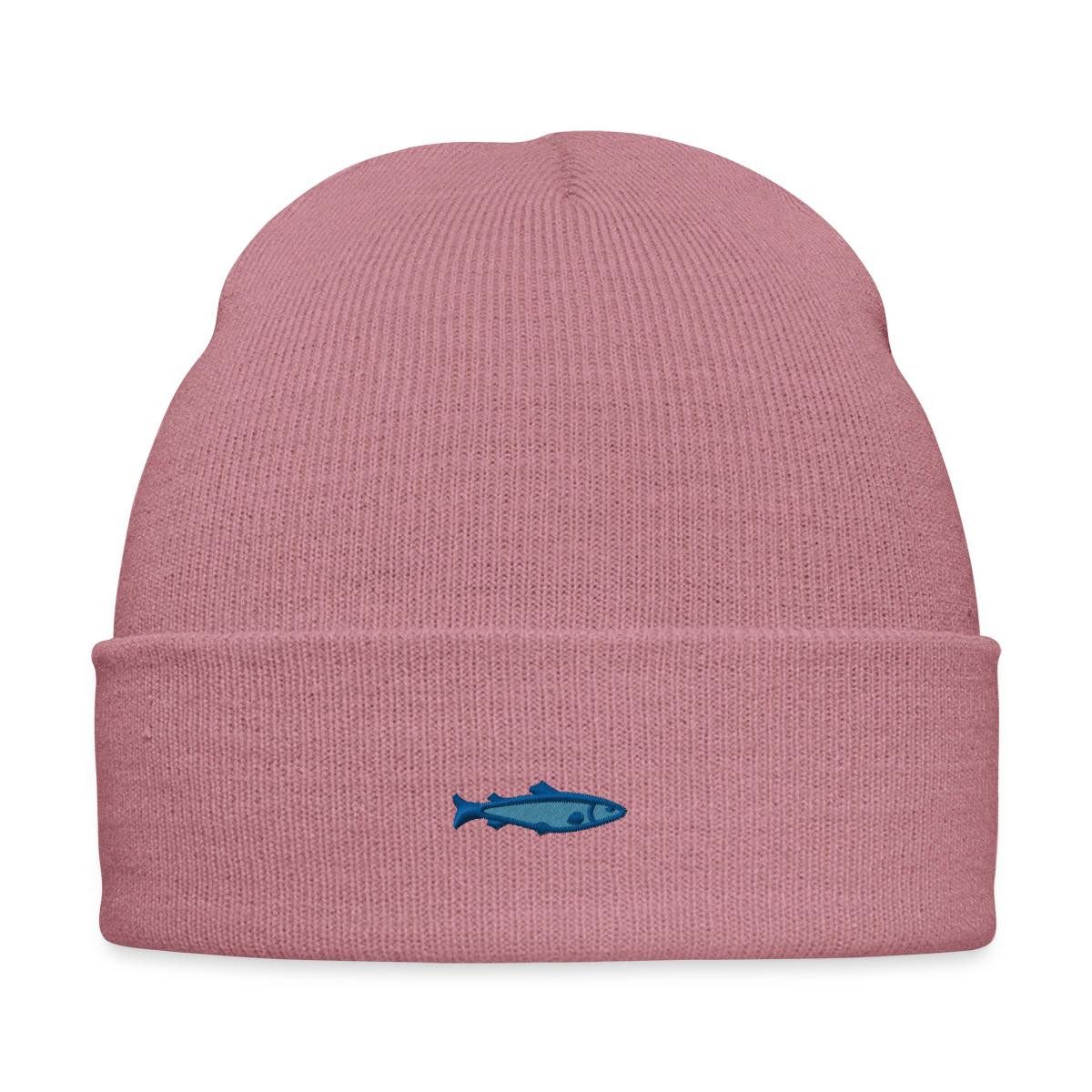 Beanie Bestickte Forelle Bestickte Wintermütze