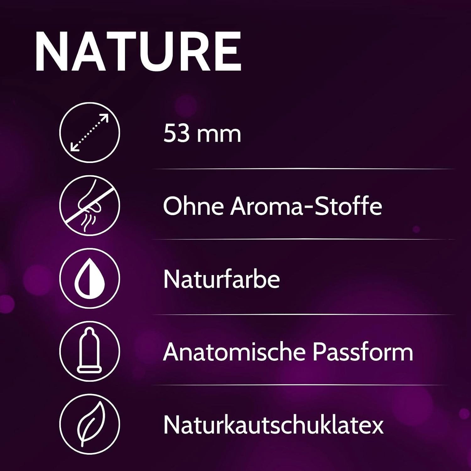 Vibratissimo Kondome Premium Nature, Color, Mix, verschiedene Aromen, Farben, Strukturen