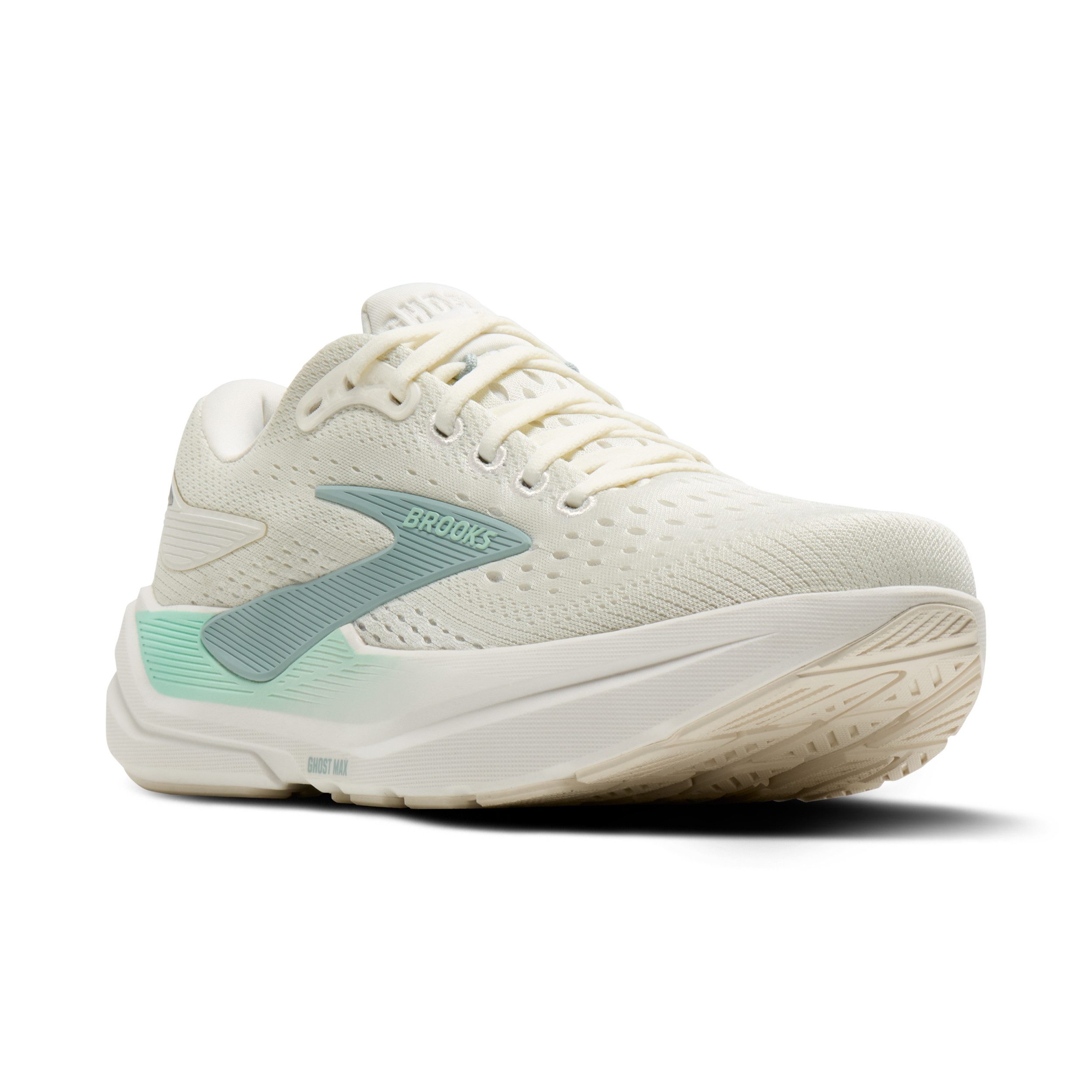 Brooks Ghost Max 3 - Damen Laufschuh - Coconut/Yucca/Gray Mist Laufschuh