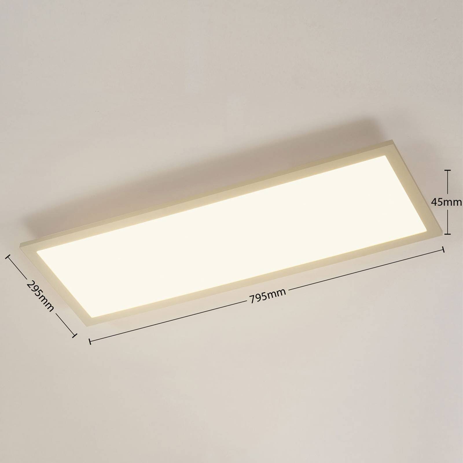 warmweiß, Aluminium, PMMA, Leuchtmittel,dimmbar LED-Leuchtmittel dimmbar, verbaut, LED Panel weiß, flammig, Metall, fest inkl. 1 Arcchio Enja,