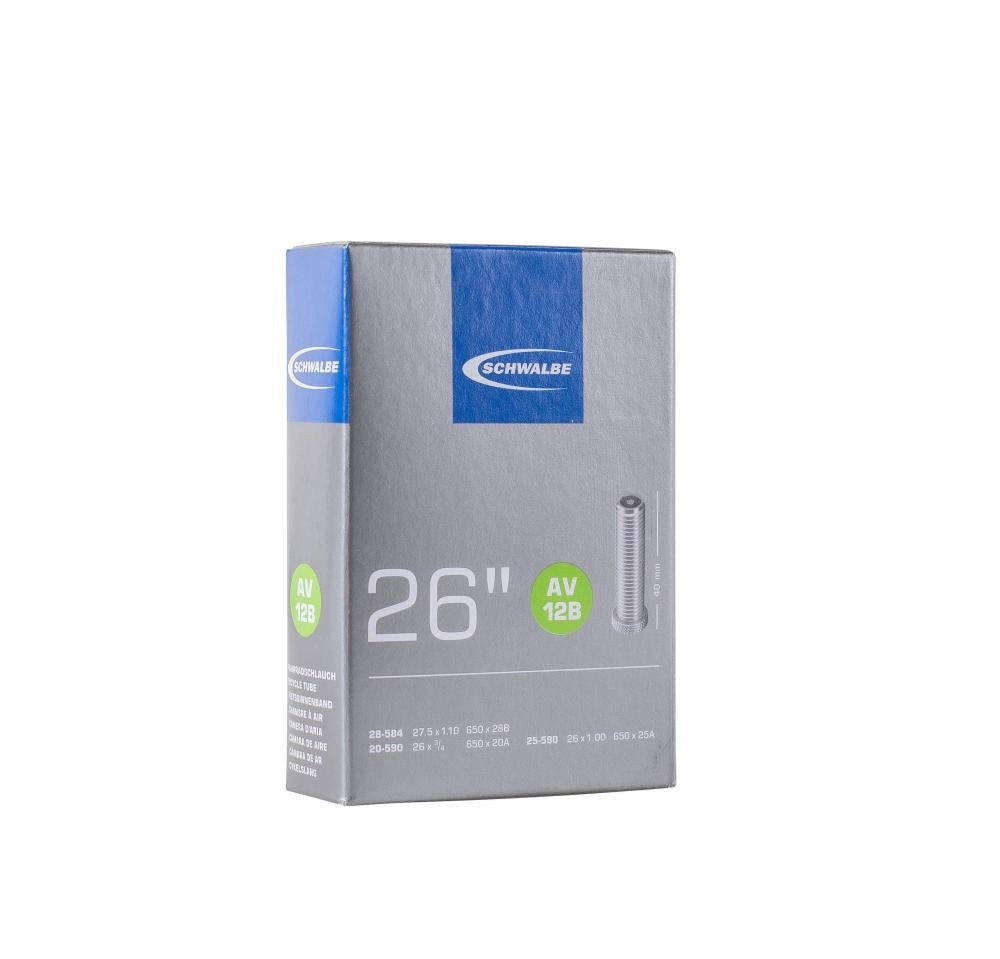 Fahrradschlauch Schwalbe Schlauch AV12B 20/28-584/590 AGV 40mm 20 - zuverlässiger Fahr