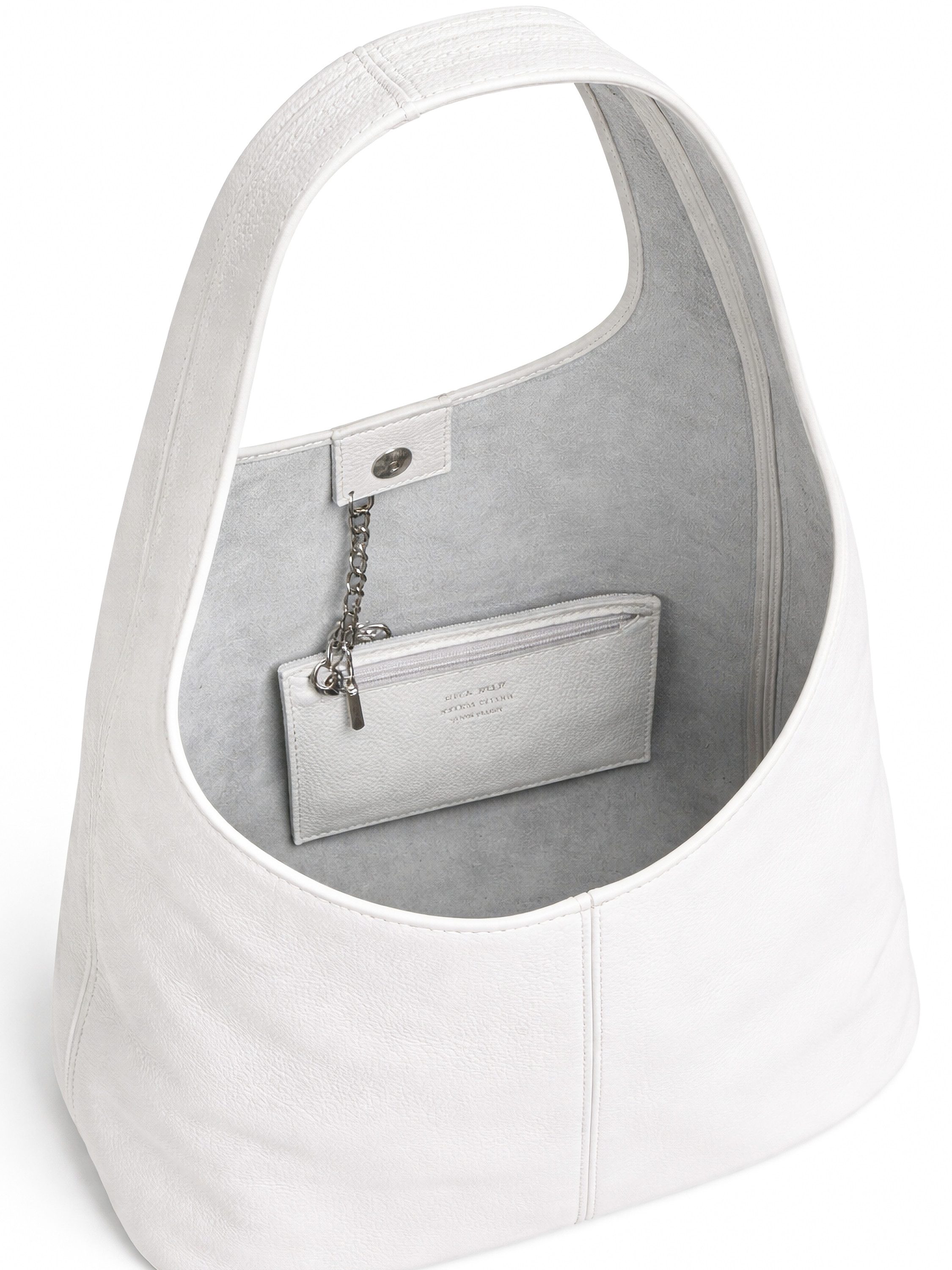 COLLEZIONE ALESSANDRO Schultertasche White, aus Rindsleder, super soft