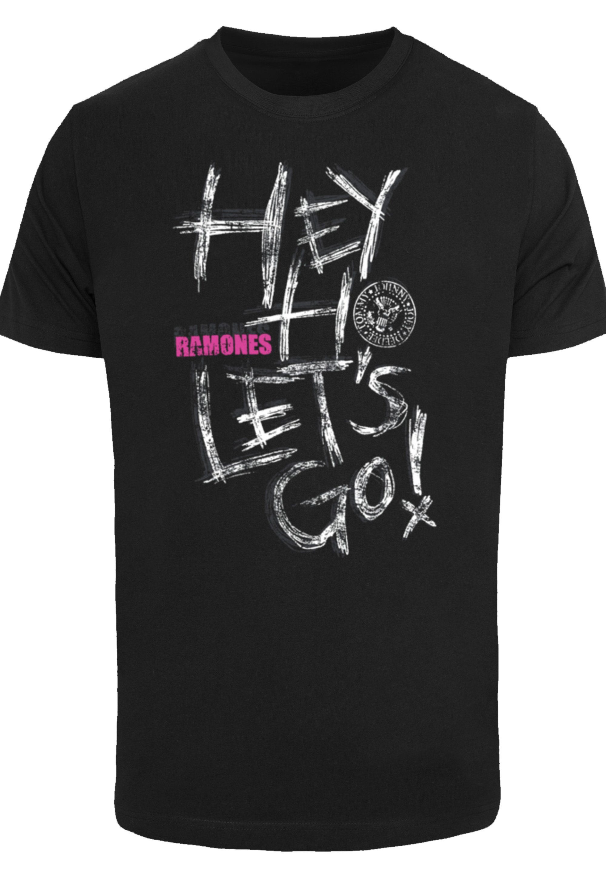 Qualität, Band Hey Rock-Musik Let's Premium Musik Go F4NT4STIC T-Shirt Band, Rock Ramones Ho