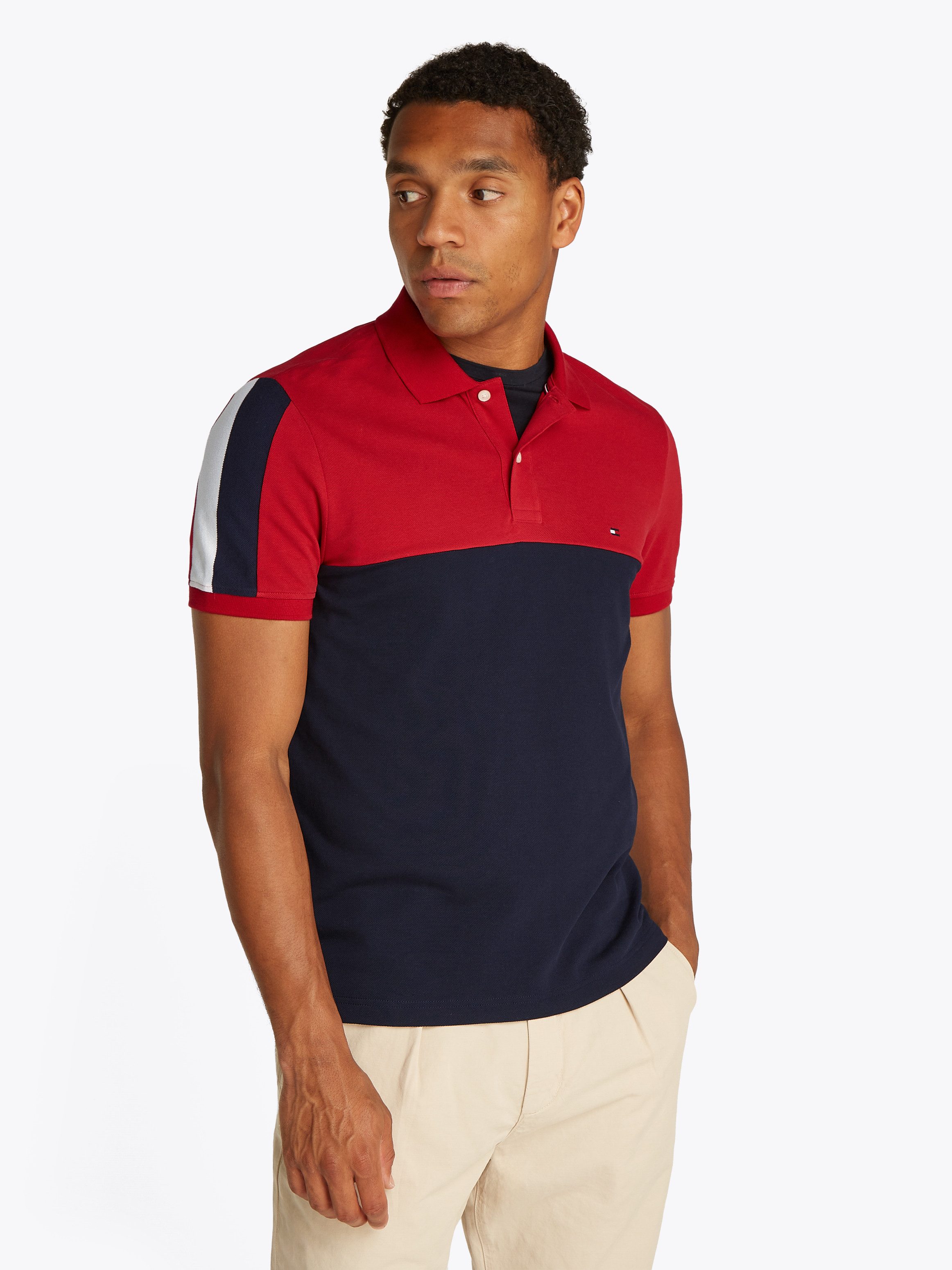 Tommy Hilfiger Poloshirt COLORBLOCK REG POLO günstig online kaufen