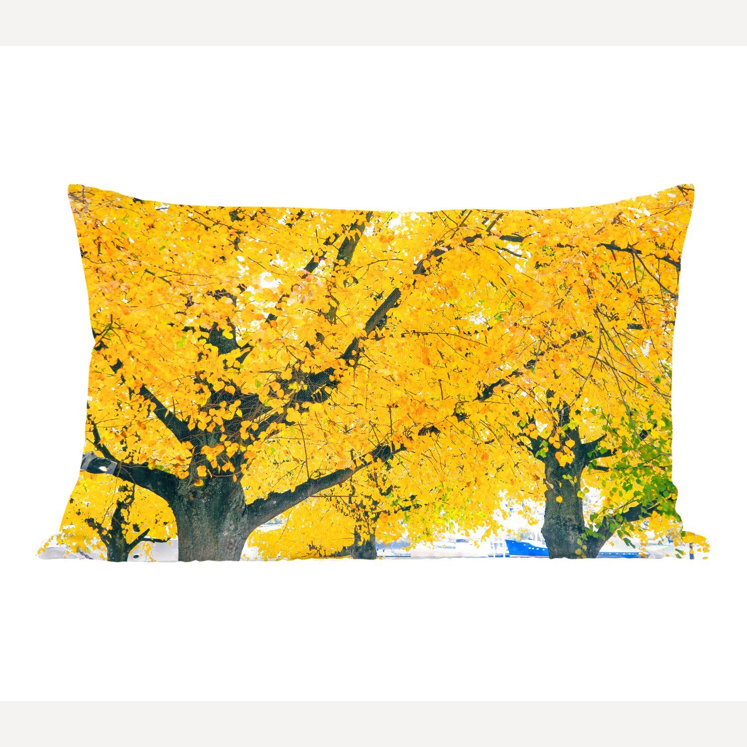 Schlafzimmer MuchoWow Dekoration, Herbst, Baum mit Zierkissen, im Wohzimmer Dekokissen Dekokissen Füllung,
