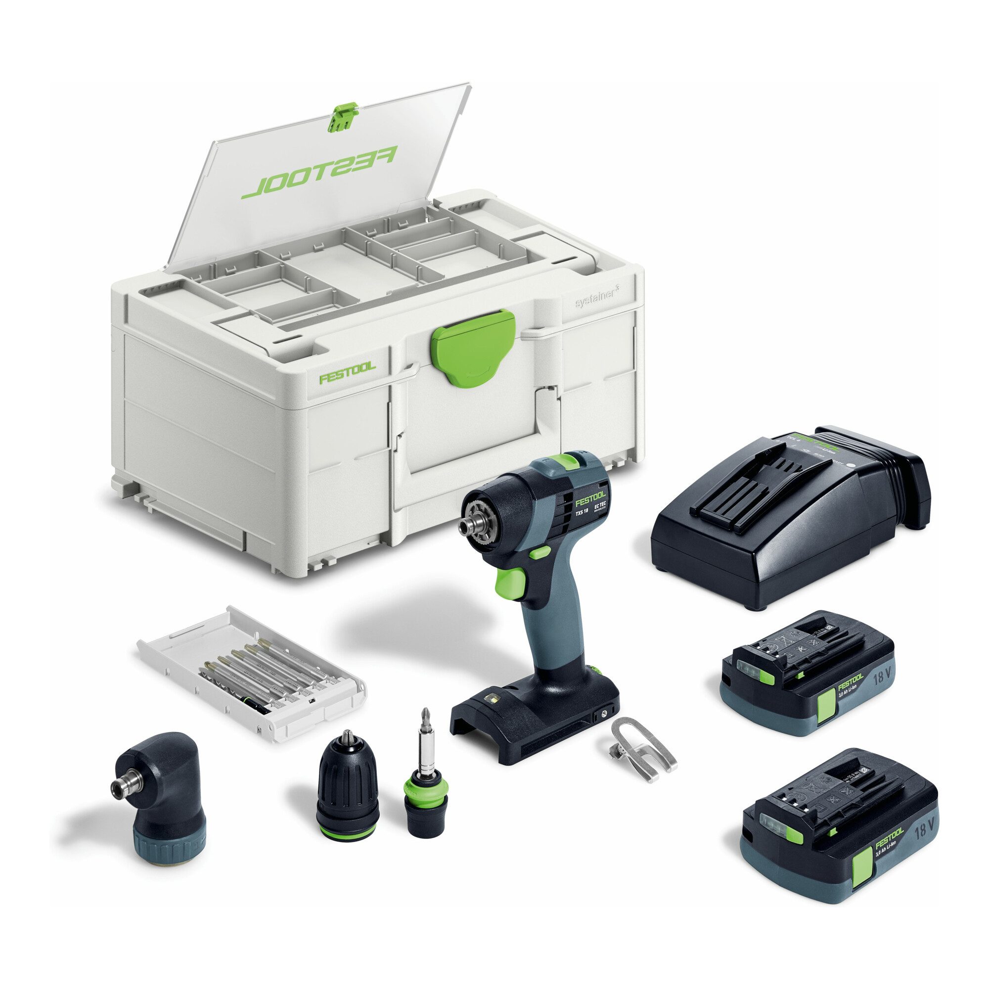 FESTOOL Bohrschrauber Festool Akku-Bohrschrauber TXS 18 C 3,0-Set