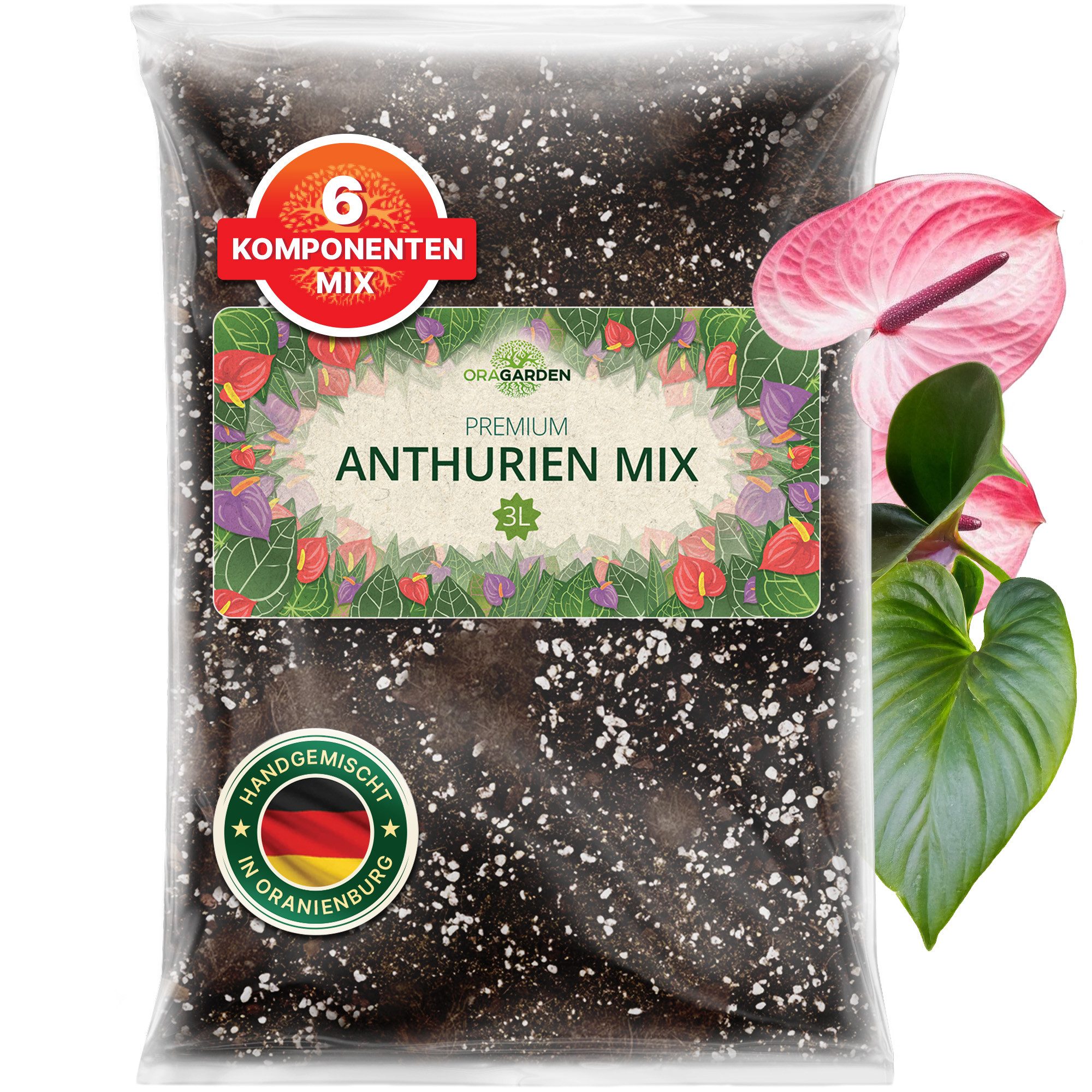 Gartenbau-Substrat Anthurien Erde