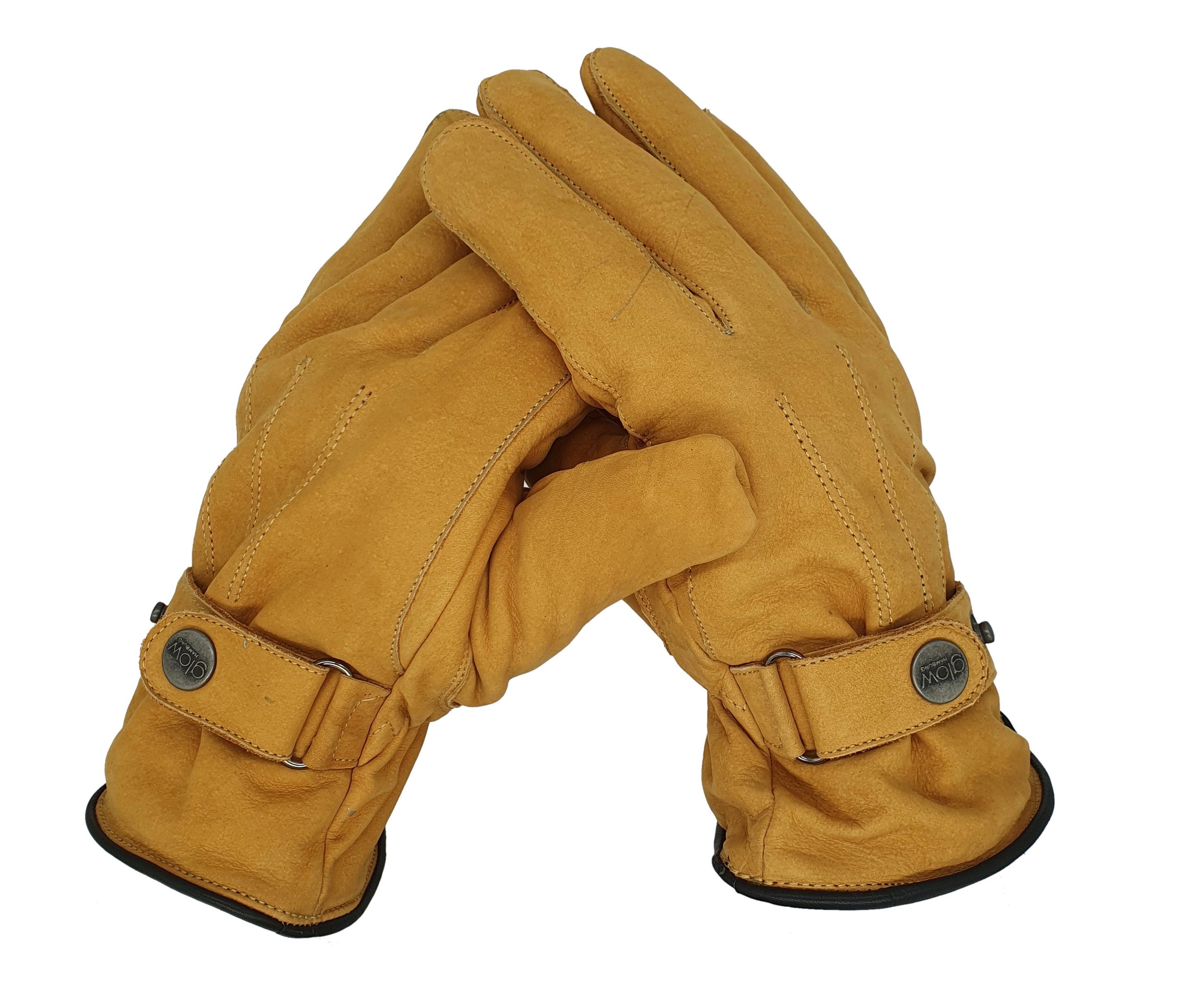 Lederhandschuhe Winter-Lederhandschuhe für Herren aus 100% Nubuk-Leder