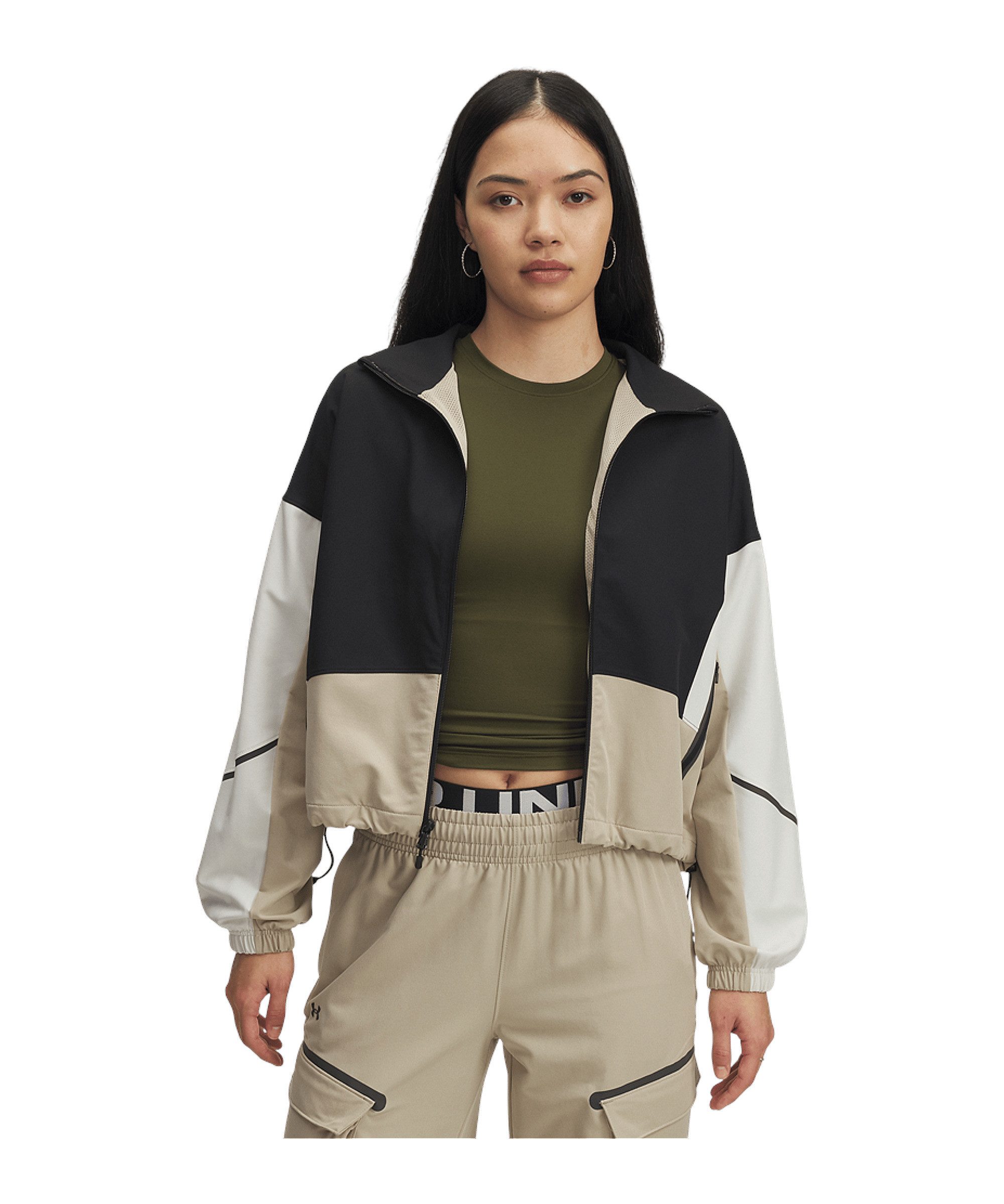 Under Armour® T-Shirt Under Armour Unstoppable Kapuzenjacke Damen Polyester
