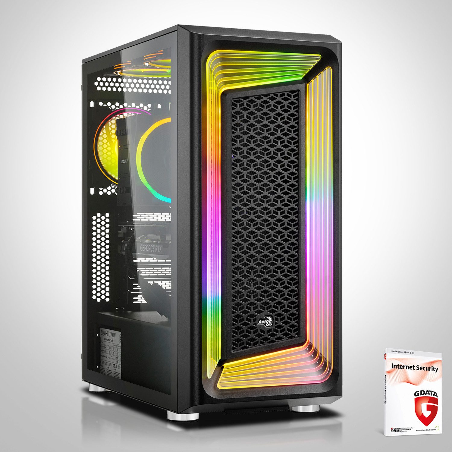 Memory PC Gaming-PC (AMD Ryzen 3 3200G, GT 710, 8 GB RAM, 500 GB SSD, Luftkühlung)