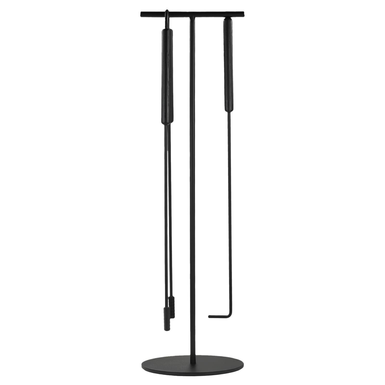 blomus Kamingarnitur "Ashi" magnetisches Kaminbesteck, (Kaminbesteck-Set), Kaminbesteck, Kaminset mit Magnethalterung