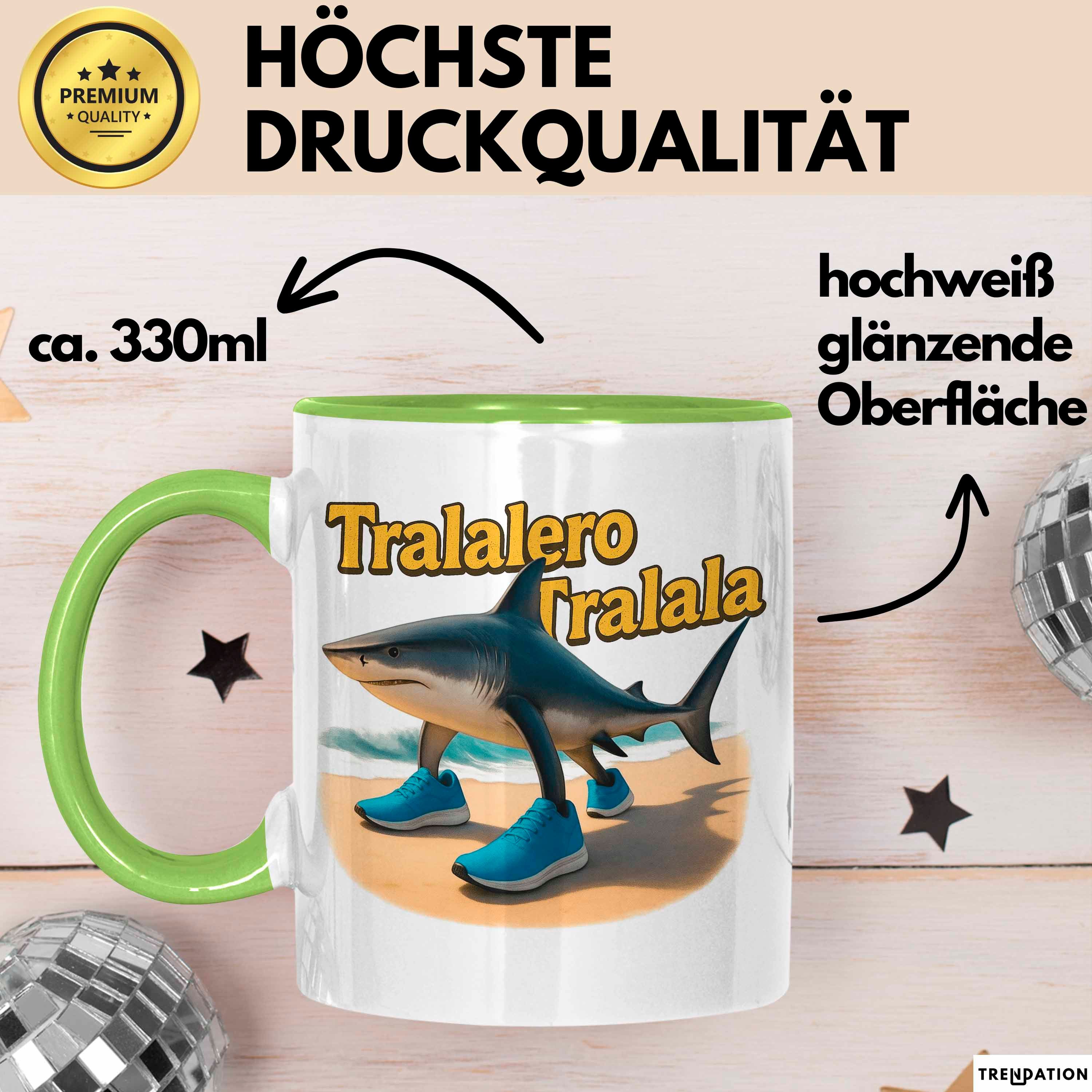 Trendation Tasse Tralalero Tralala Tasse Meme Italienisch Geschenk Lustig Becher