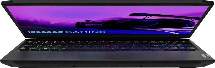 Lenovo Gaming 3 i5 3050, GB Zoll, Lenovo cm/15,6 3 Care) Premium Monate Gaming-Notebook 11300H, 15IHU6 RTX Core Intel kostenlos 512 SSD, GeForce (39,62