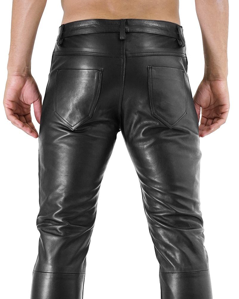 BOCKLE Lederhose Bockle® NEW 411 Leather Jeans Herren Lederhose Echtleder R günstig online kaufen
