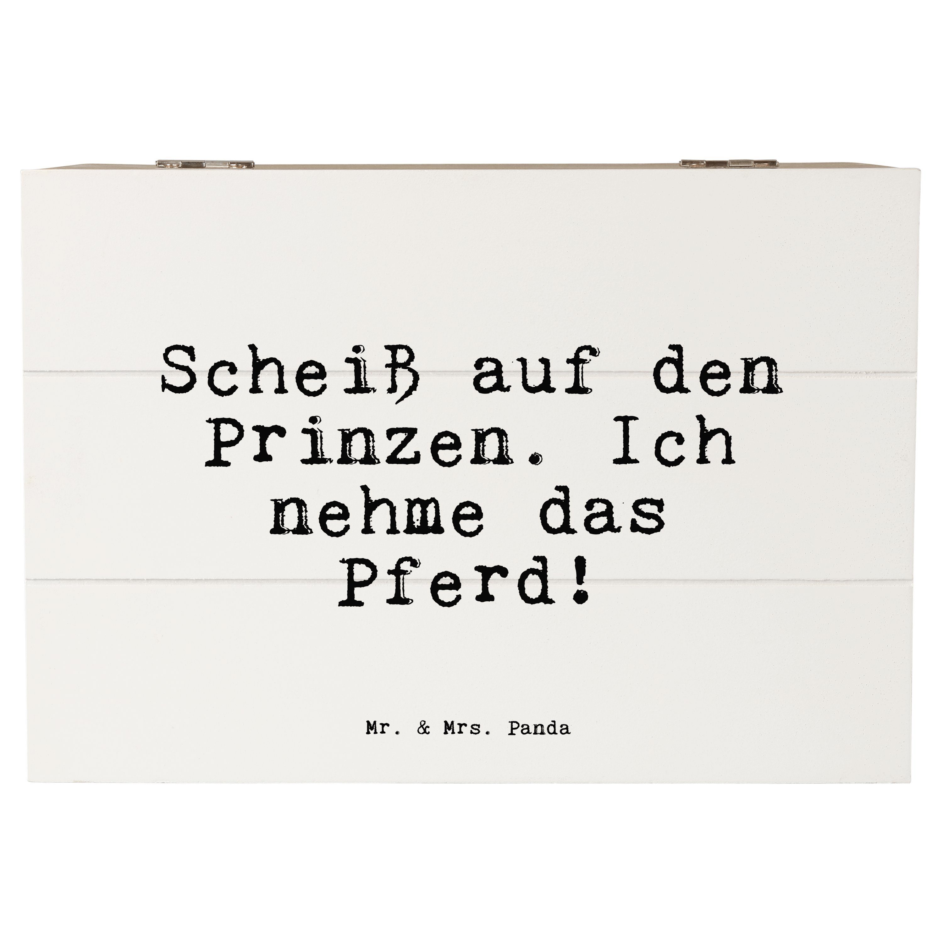 Mr. & Mrs. Panda Dekokiste Scheiß auf den Prinzen.... Weiß Geschenk