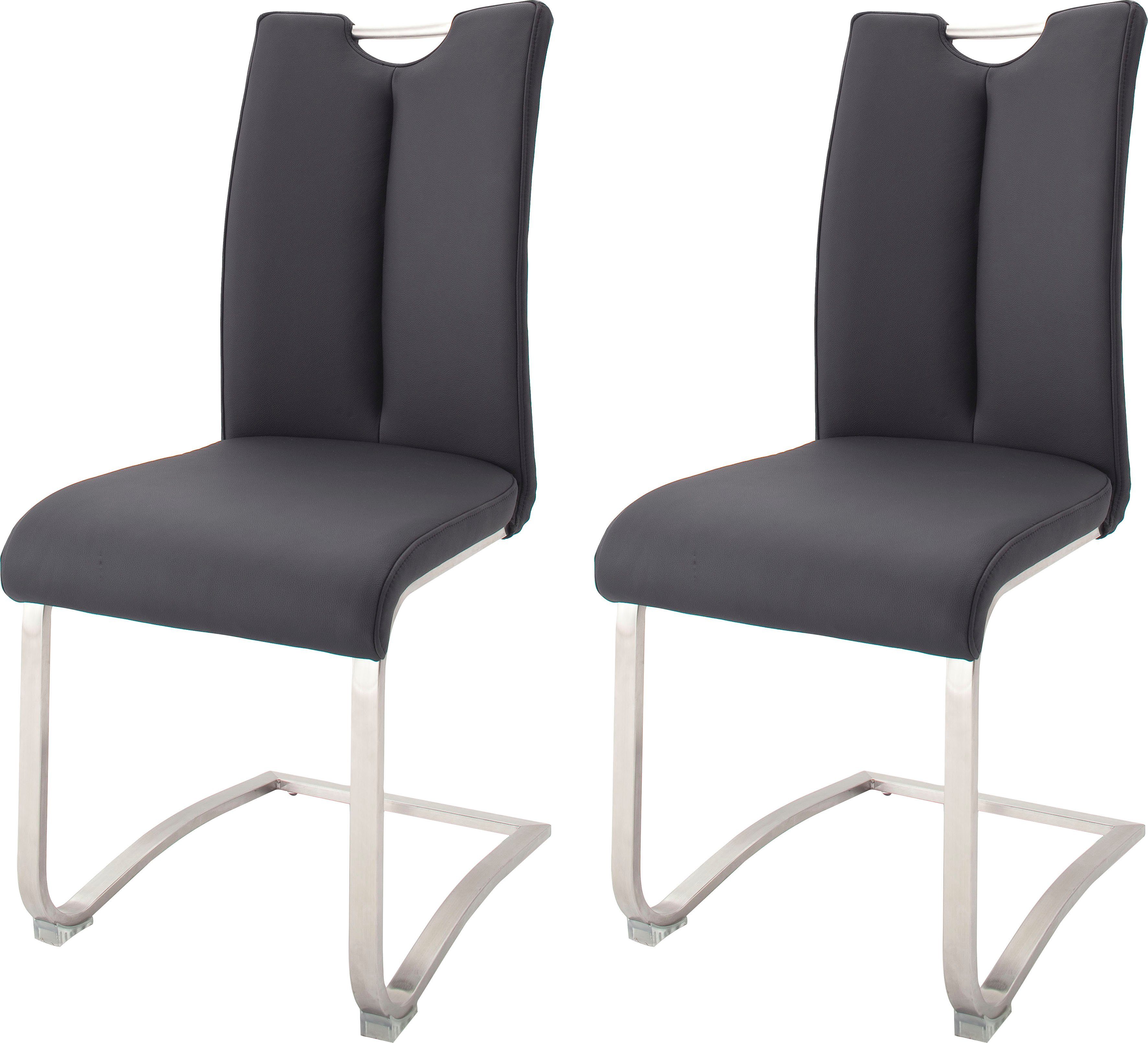 MCA furniture Freischwinger »Artos« 2er Set, Stuhl mit MCA Artos II Schwingstuhl 2er-Set Schwarz