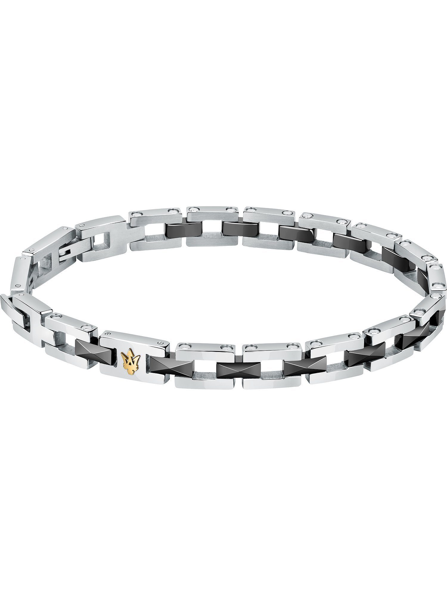 MASERATI Edelstahlarmband Maserati Herren-Armband Edelstahl, Keramik günstig online kaufen