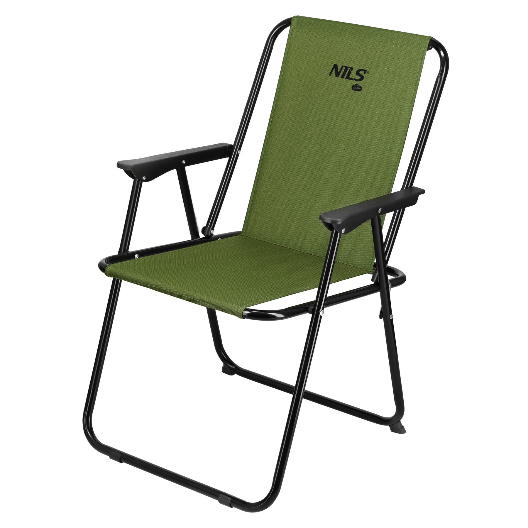 Klappstuhl Klappbarer Campingstuhl grün bis 110 kg für Outdoor