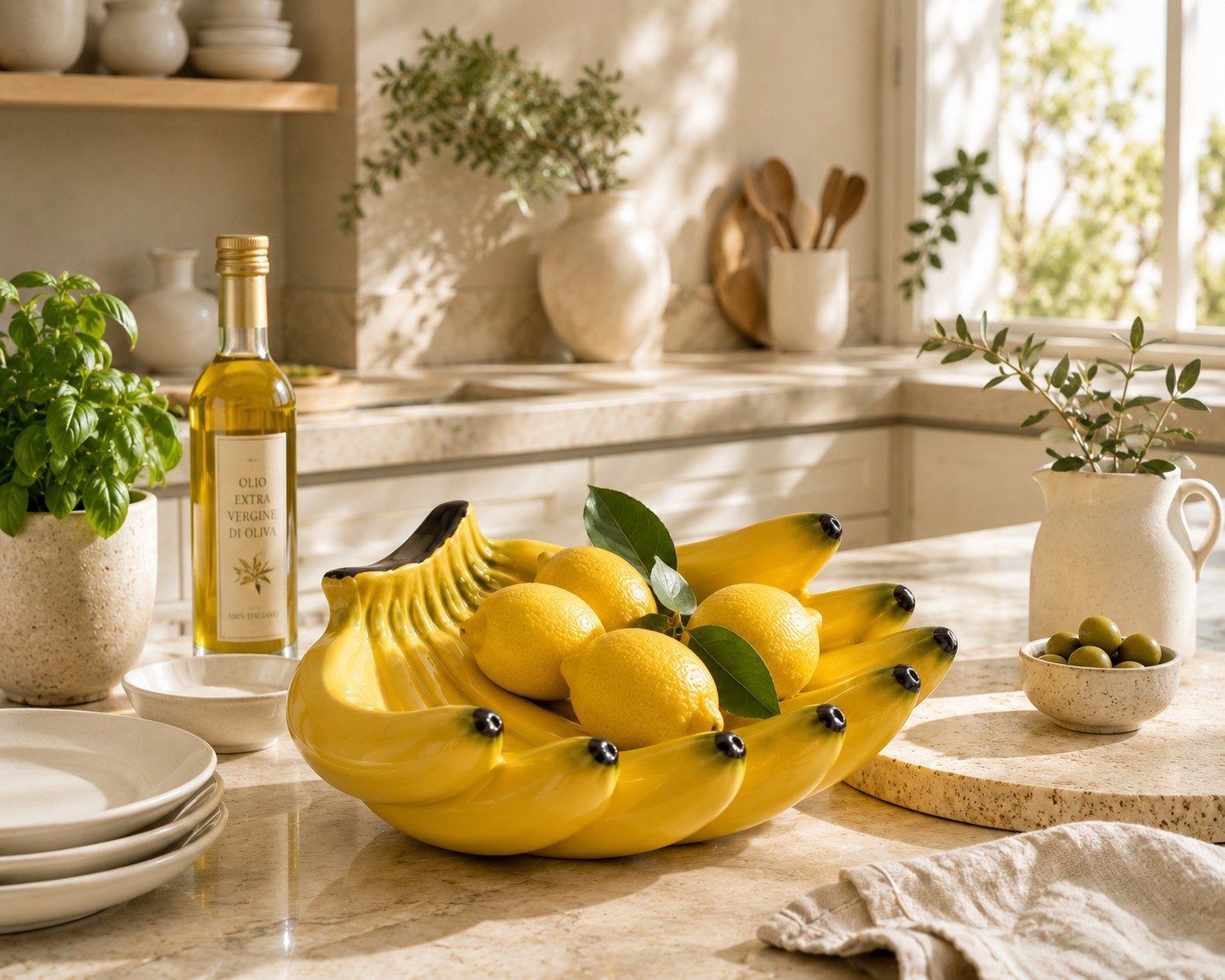 Wurm Obstschale Otto Obstschale Banane aus Keramik, Keramik