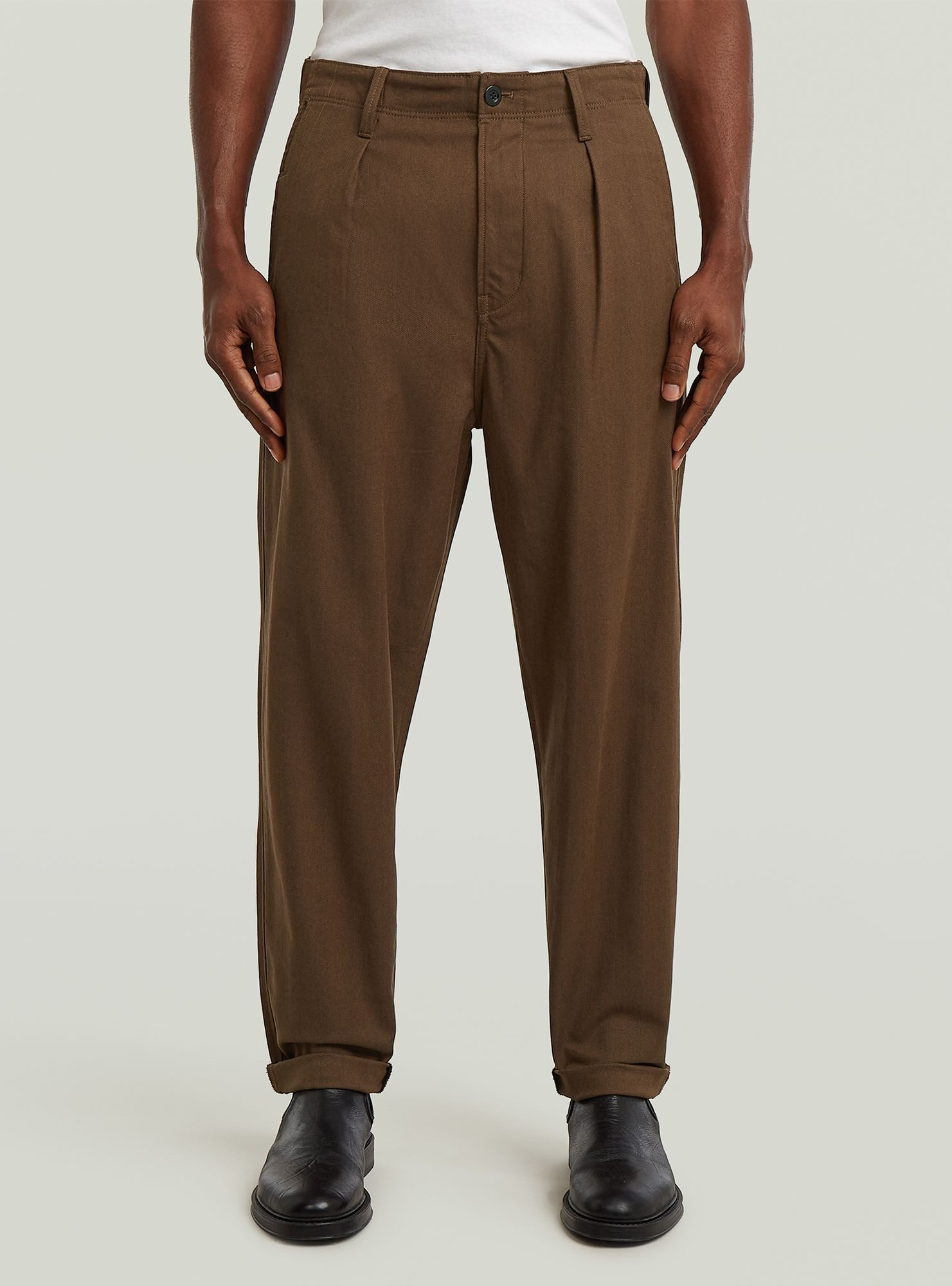 G-STAR Chinohose Pleated Chino Relaxed Tapered