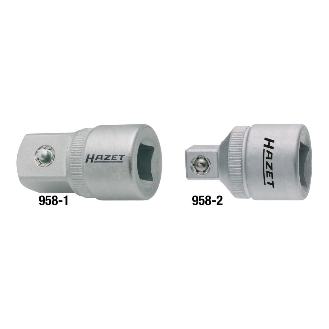 HAZET Verlängerung HAZET Adapter 958-1 Vierkant hohl 12,5 mm (1/2) Vierkant massiv 20 mm