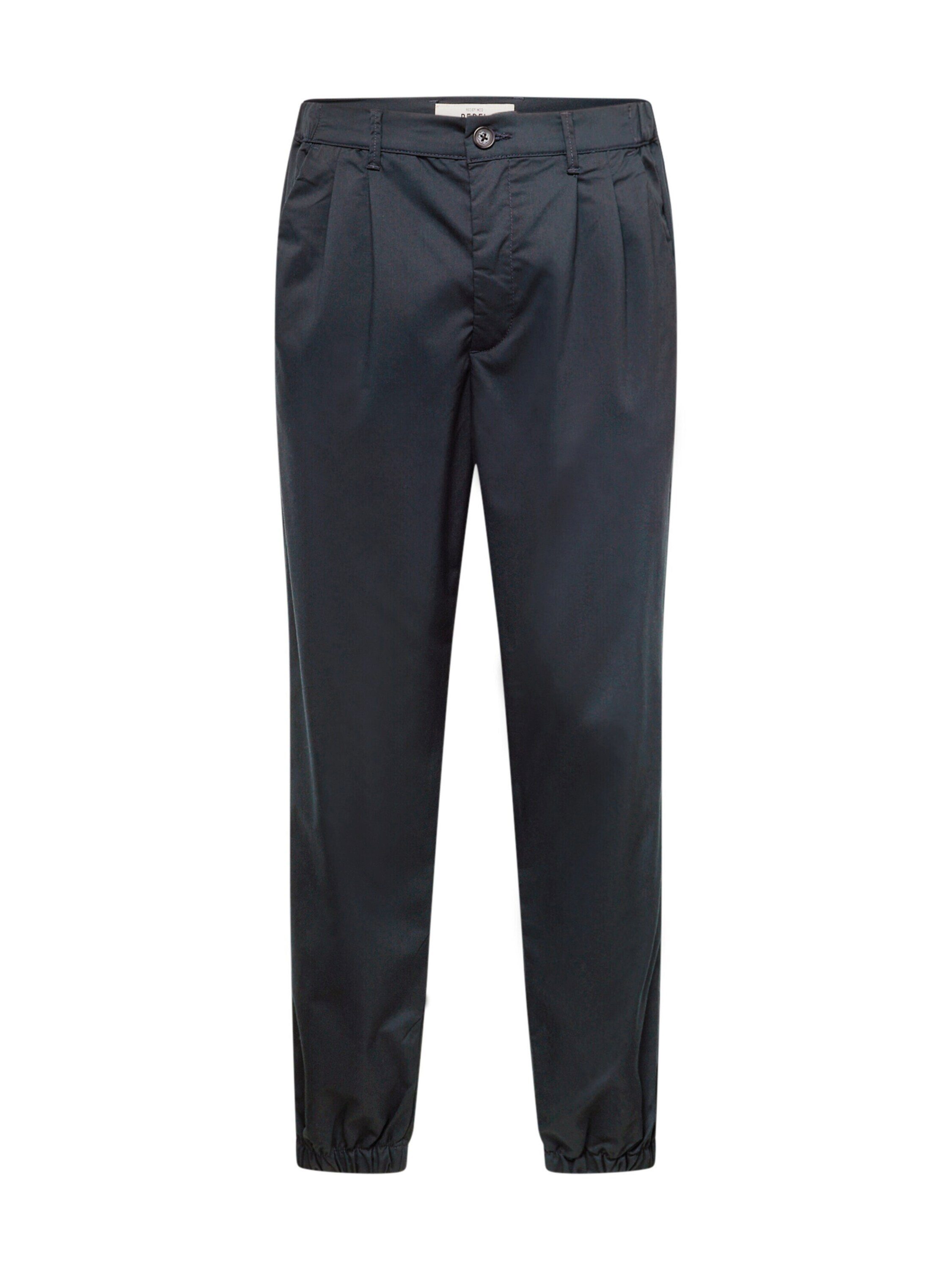 REBEL REDEFINED Bundfaltenhose (1-tlg) Moses