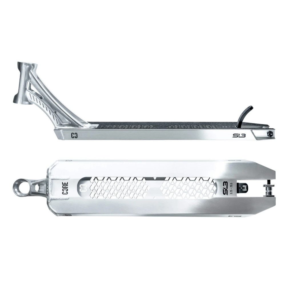 Stuntscooter CORE SL3 Stunt-Scooter Park Deck Silber