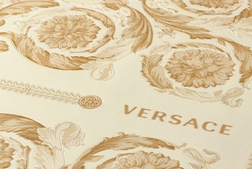 KUNSTLOFT Vliestapete Versace Heritage 2 0.7x10.05 m, leicht glänzend, lichtbeständige Design Tapete