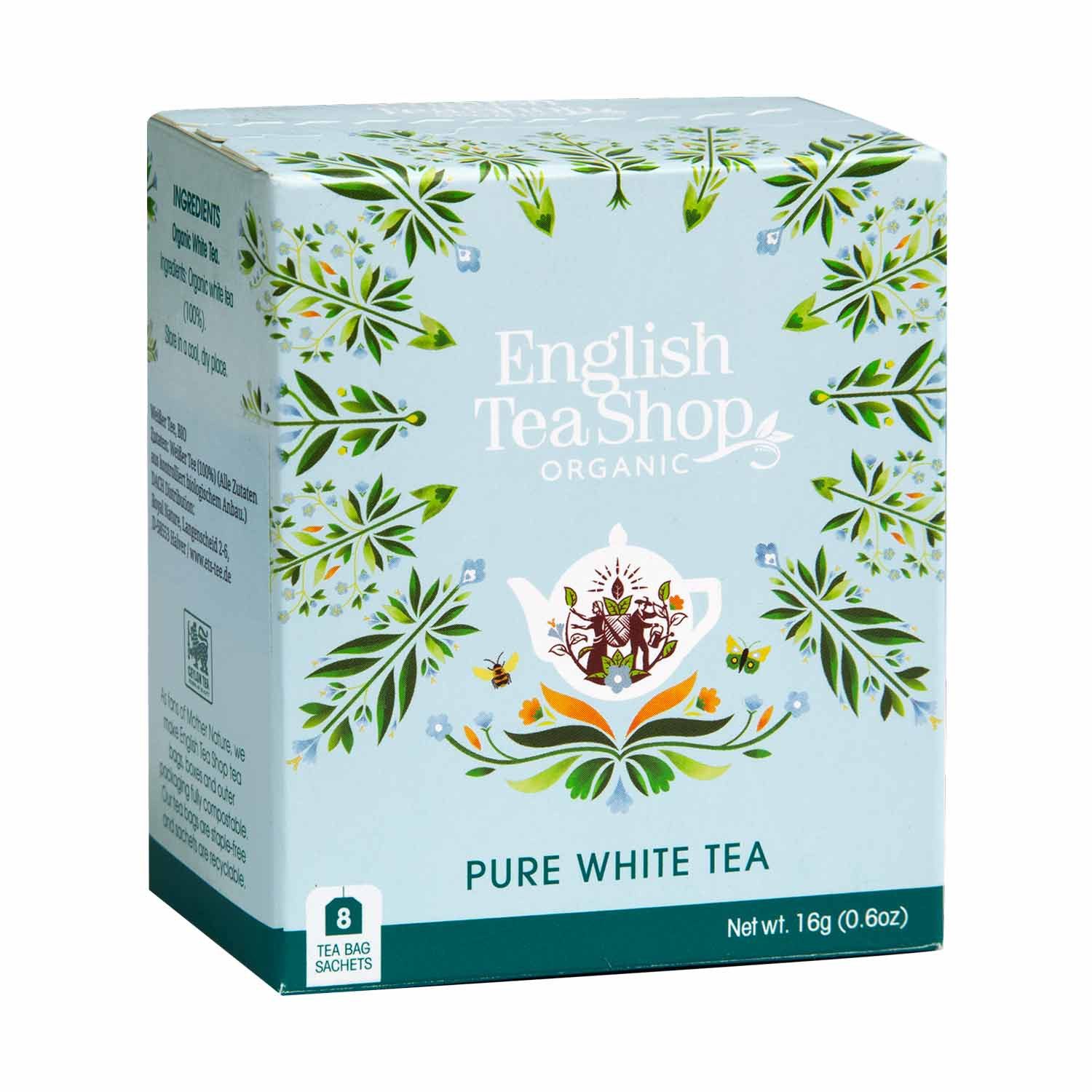 English Tea Shop Tee Weißer Tee, BIO, 8 Teebeutel