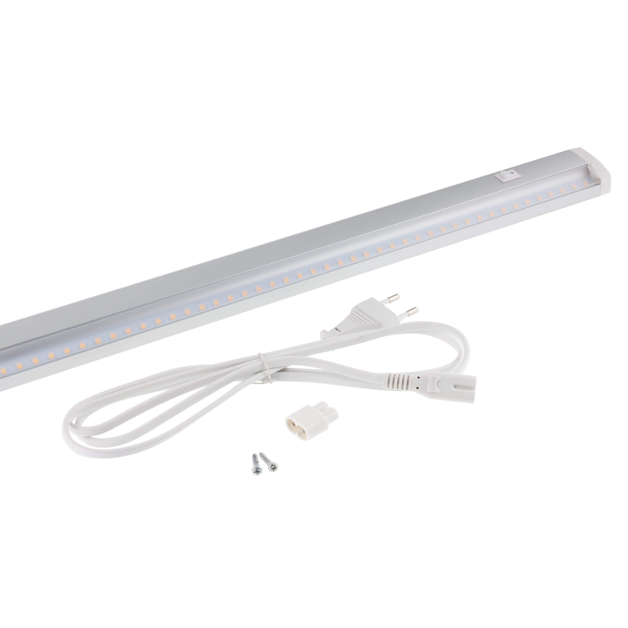 SEBSON Aufbauleuchte LED Unterbauleuchte 60cm Leiste 11W erweiterbar, warmweiß warmweiß, Hohe 850lm Leuchtkraft