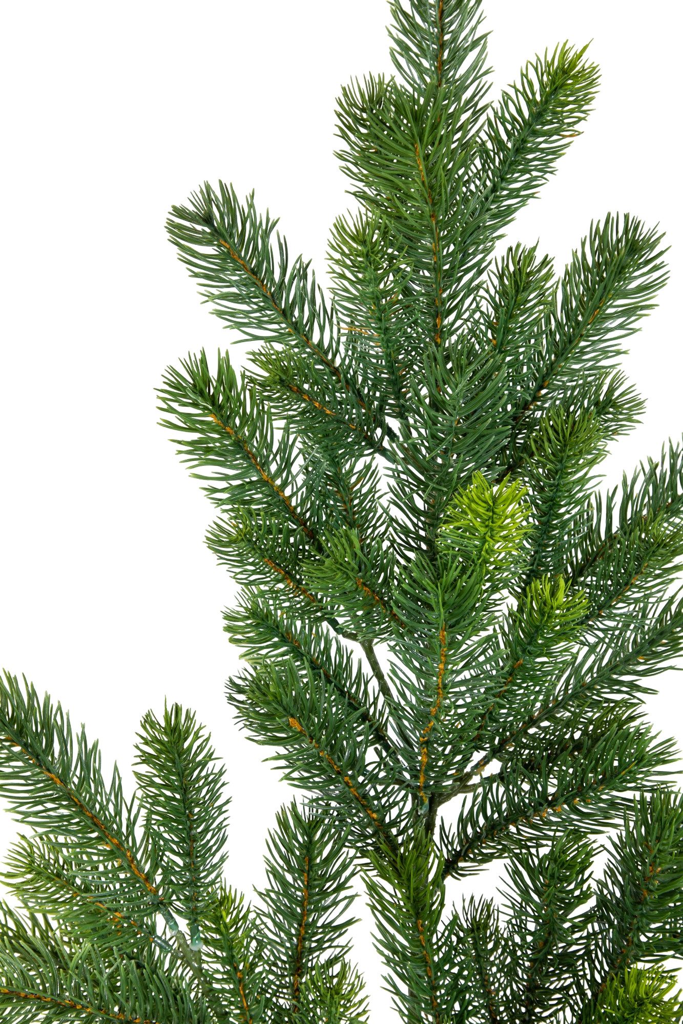 Kunstzweig Künstlicher Kunststoff-Tannenzweig Premium 90cm GA Tannen Dekota günstig online kaufen
