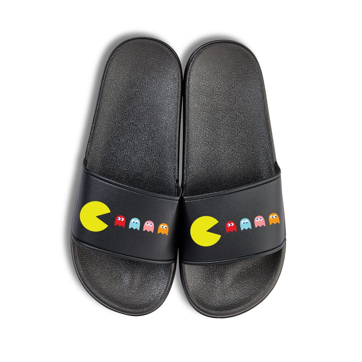 Pacman Unisex Badelatschen Flip Flops Badeschuh