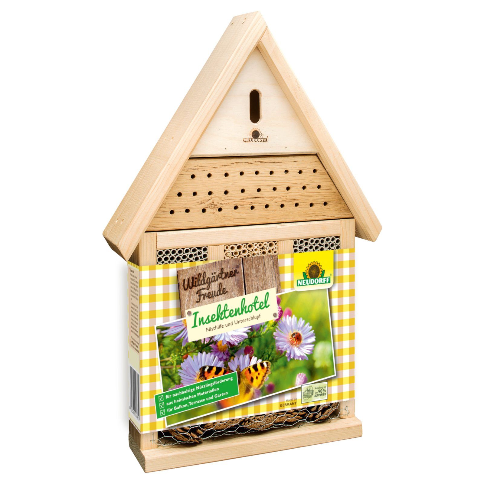 Neudorff Insektenhotel Wildgärtner Freude Insektenhotel