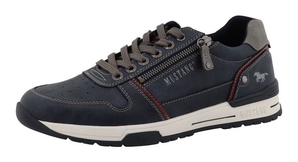 Mustang Shoes Filippo Sneaker Freizeitschuh, Halbschuh, Schnürer mit seitli günstig online kaufen