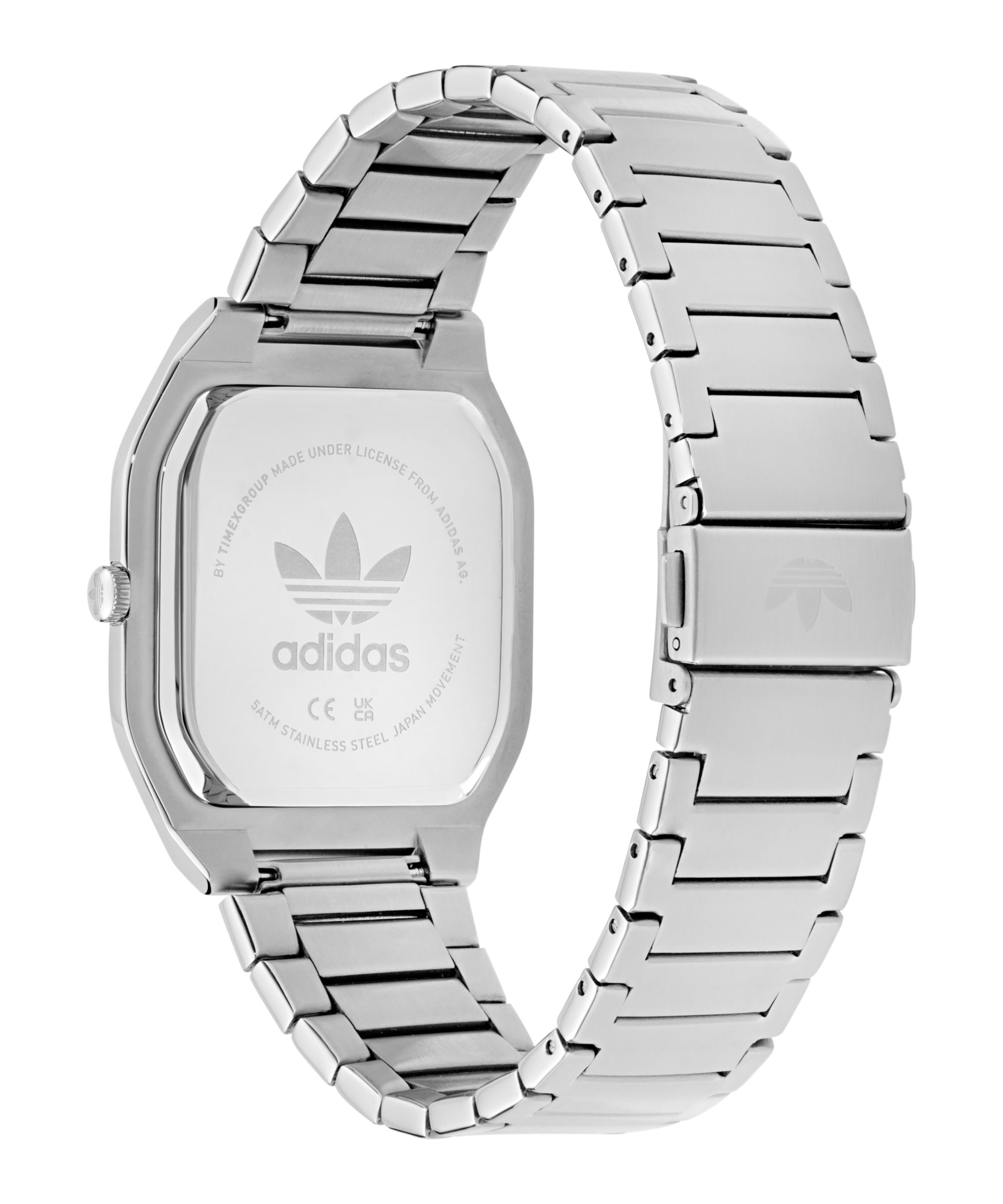 adidas Originals Quarzuhr CITY TECH SQUARE AOFH265162I, Armbanduhr, Damenuhr, Herrenuhr, Edelstahlarmband, analog