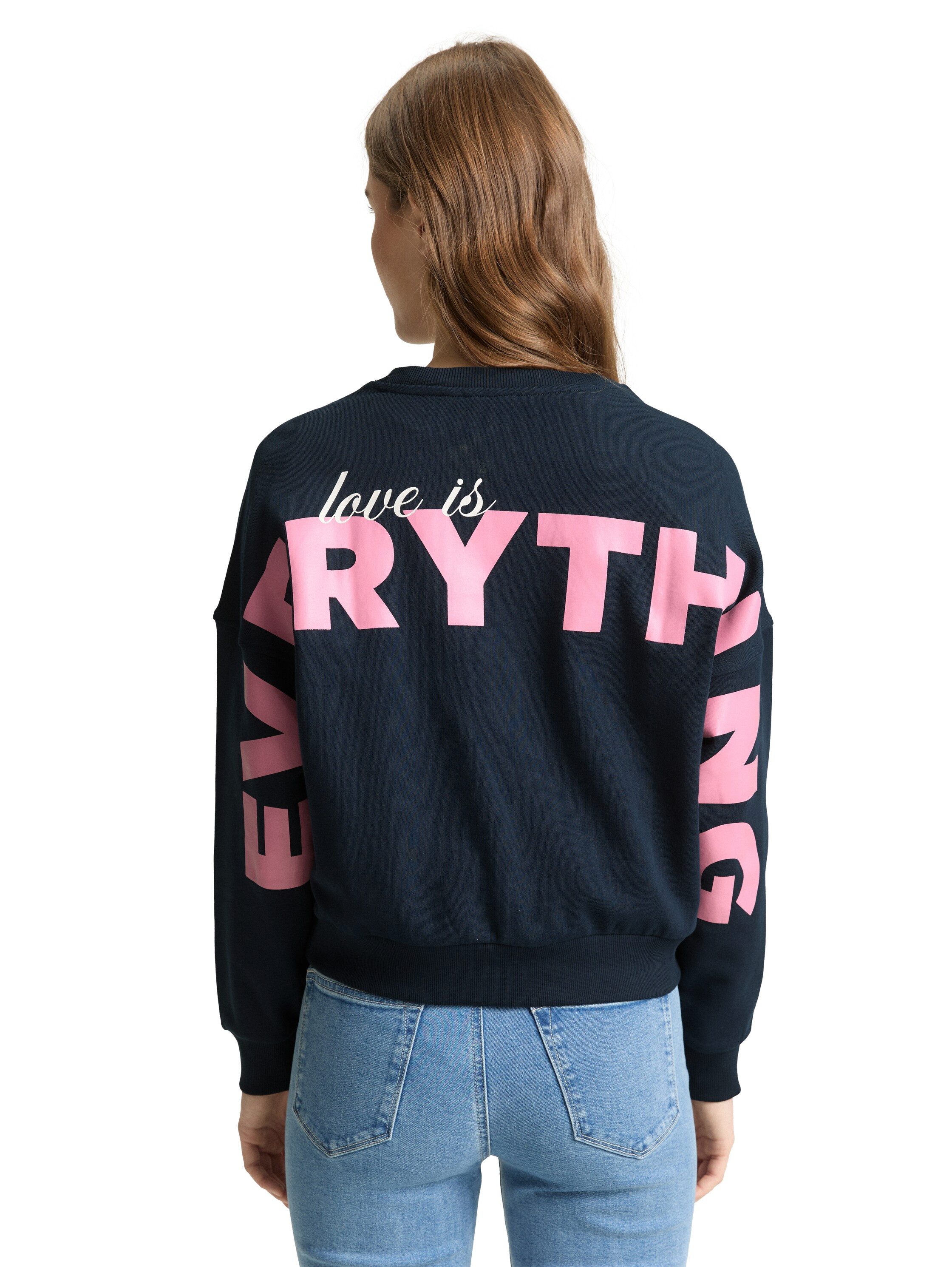 TOM TAILOR Denim Sweatshirt aus weicher Baumwolle günstig online kaufen