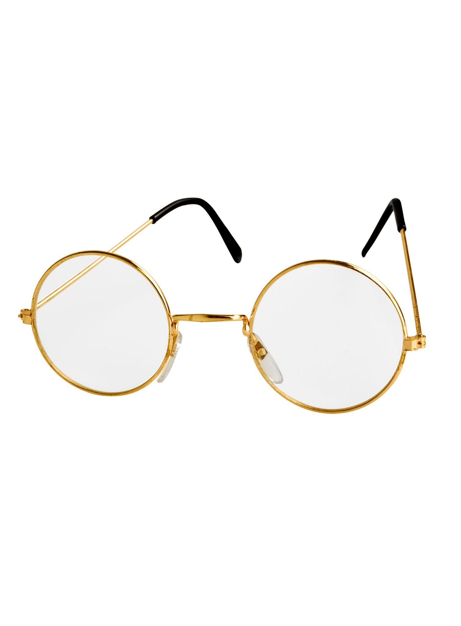 Metamorph Kostüm Nickelbrille gold, 40