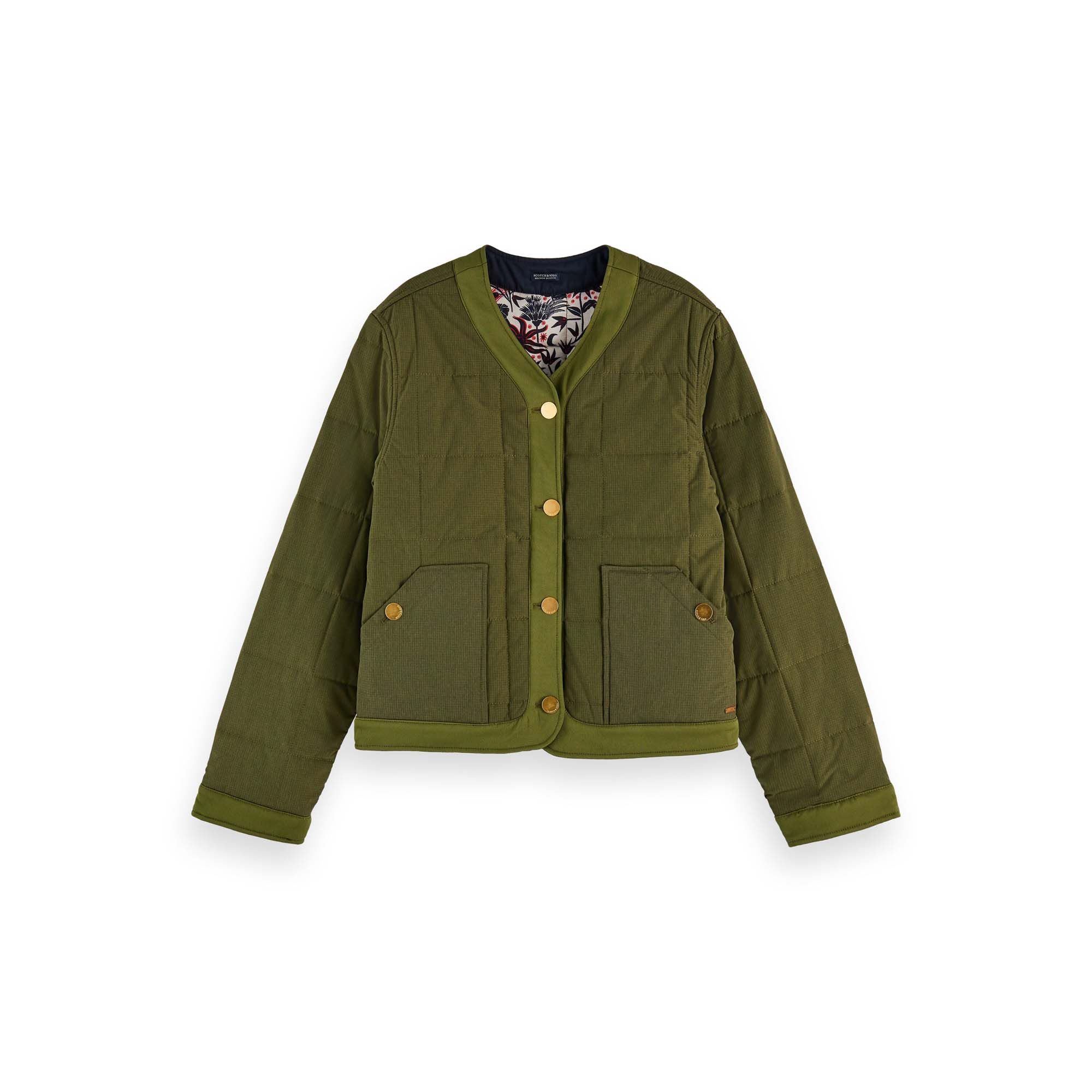 Allwetterjacke Maison Scotch Damen Steppjacke Reversible Quilted Jacket 156901
