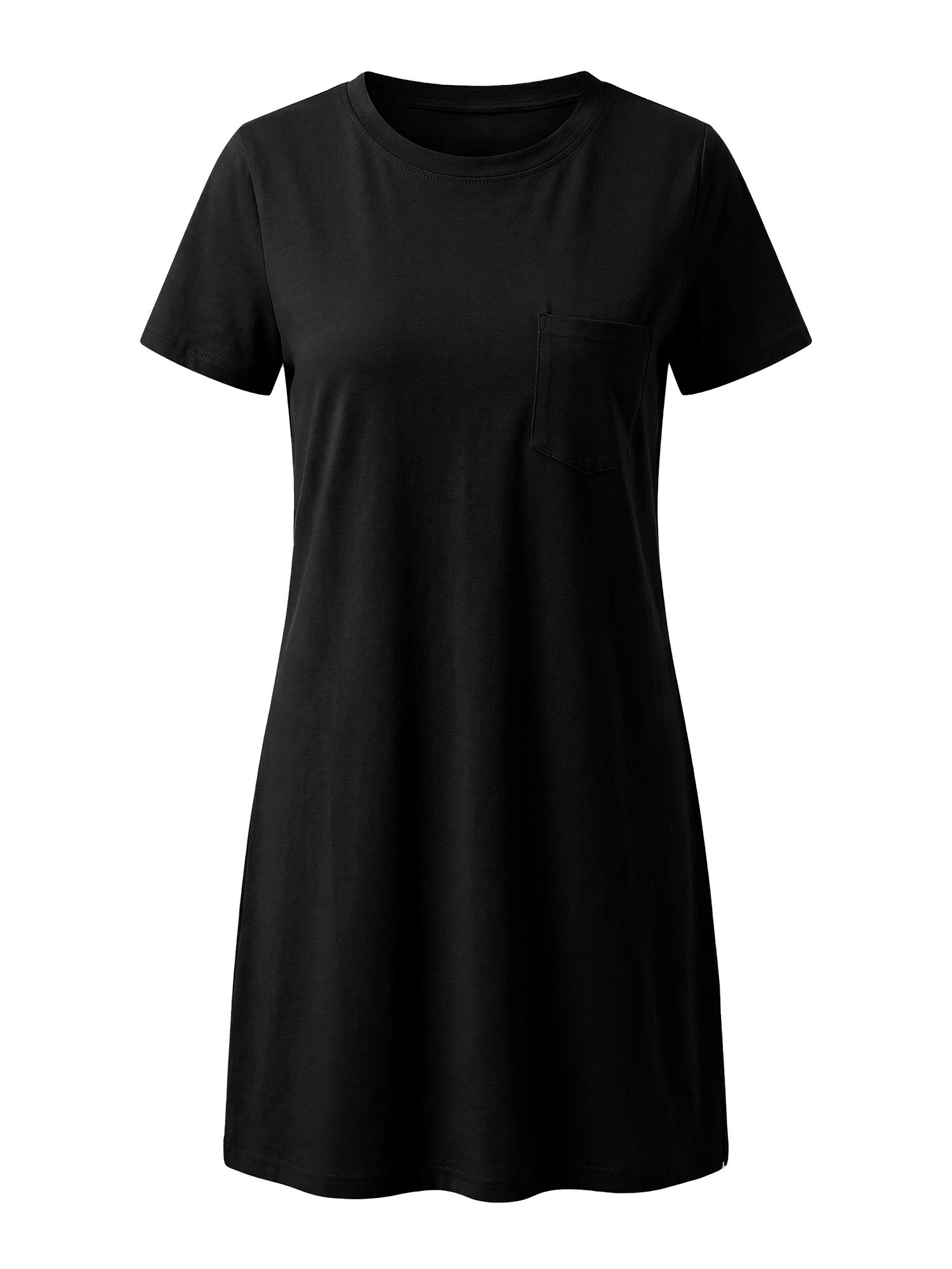 Imily Bela Minikleid Damen Freizeitkleid mit Rundhalsausschnitt (Packung, 1 günstig online kaufen