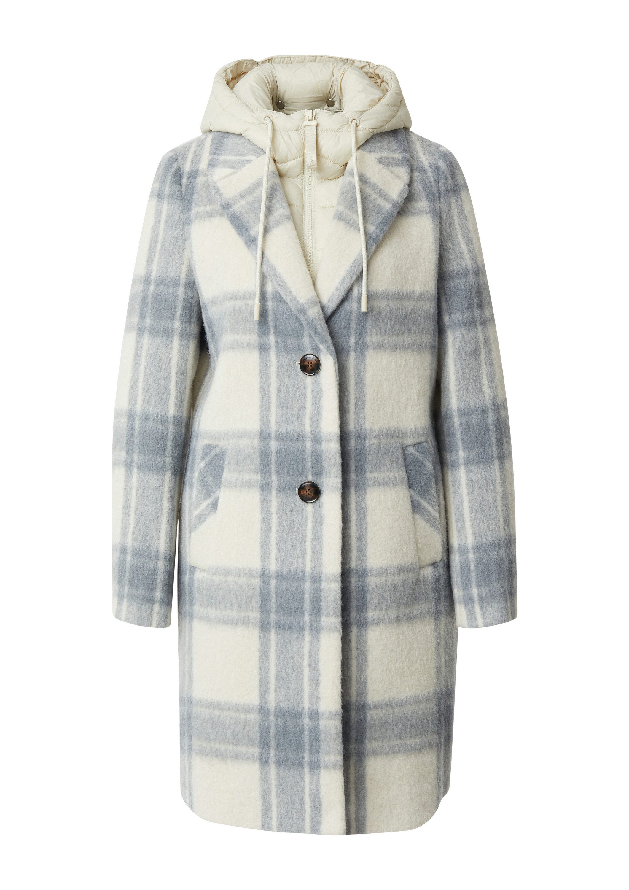 comma Funktionsmantel Outdoor-Mantel Wollmantel mit herausnehmbarem Steppei günstig online kaufen