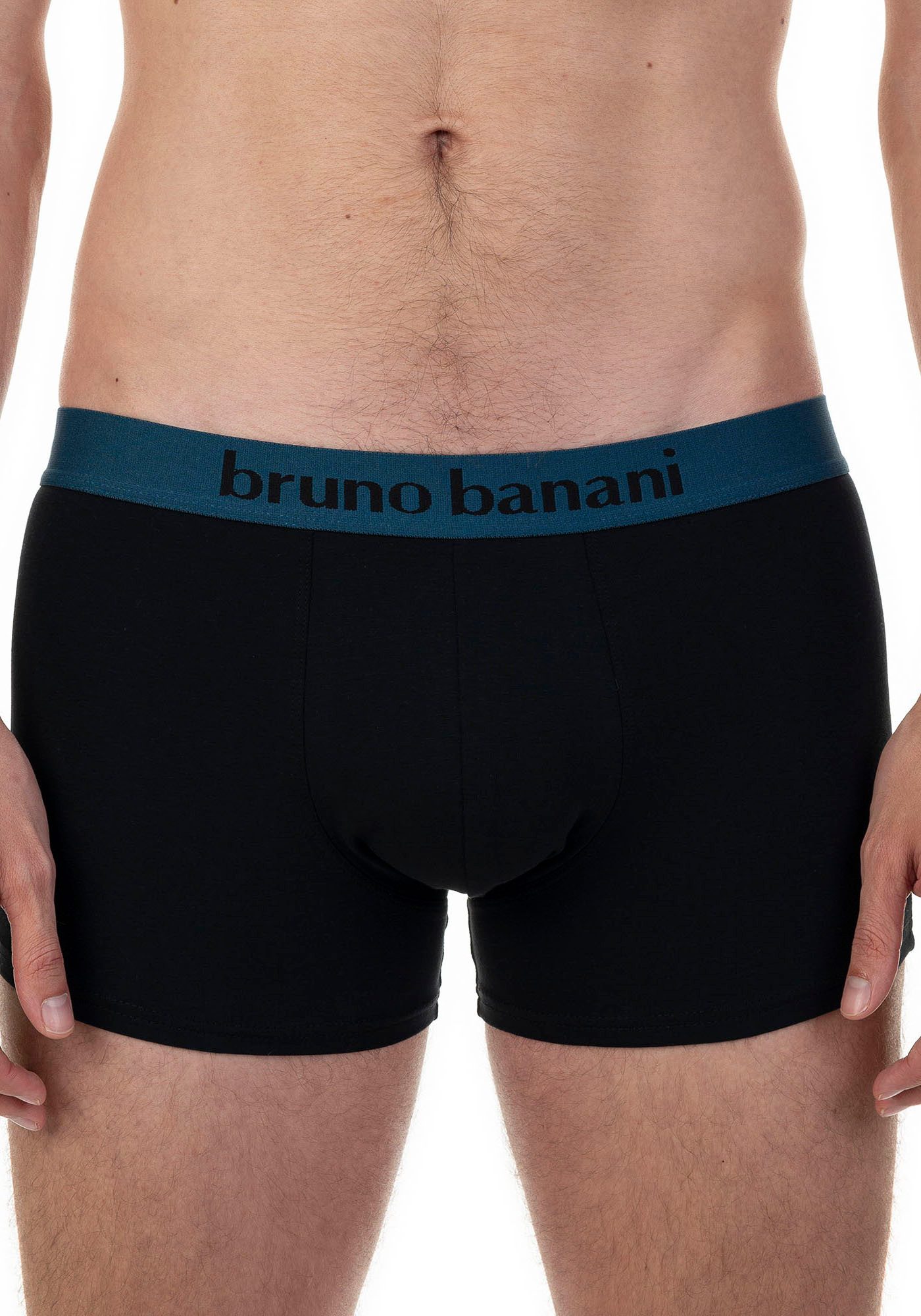 Bruno Banani Boxershorts FLOWING (2er Pack) mit kontrastfarbenem Bündchen günstig online kaufen