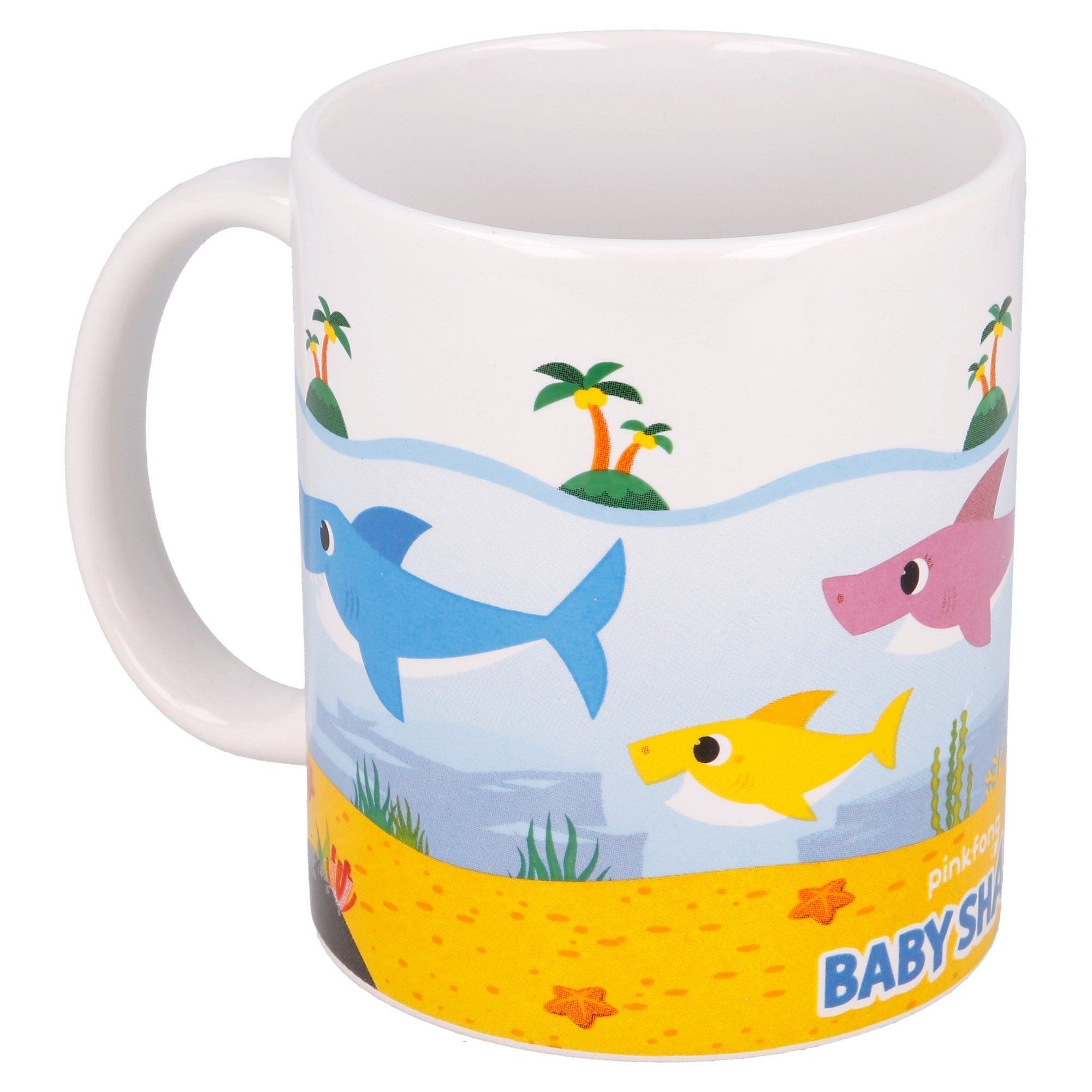 Baby Shark Tasse Baby Shark Haie Teetasse Tasse Kaffeetasse Geschenkidee 325 ml, keramik