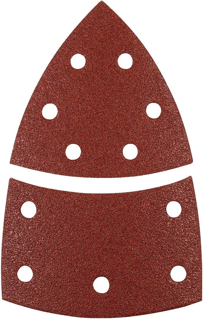 kwb Schleifscheibe, kwb Schleifdreiecke 100x62, 93 mm aus Edelkorund mit Körnung 80, werkz