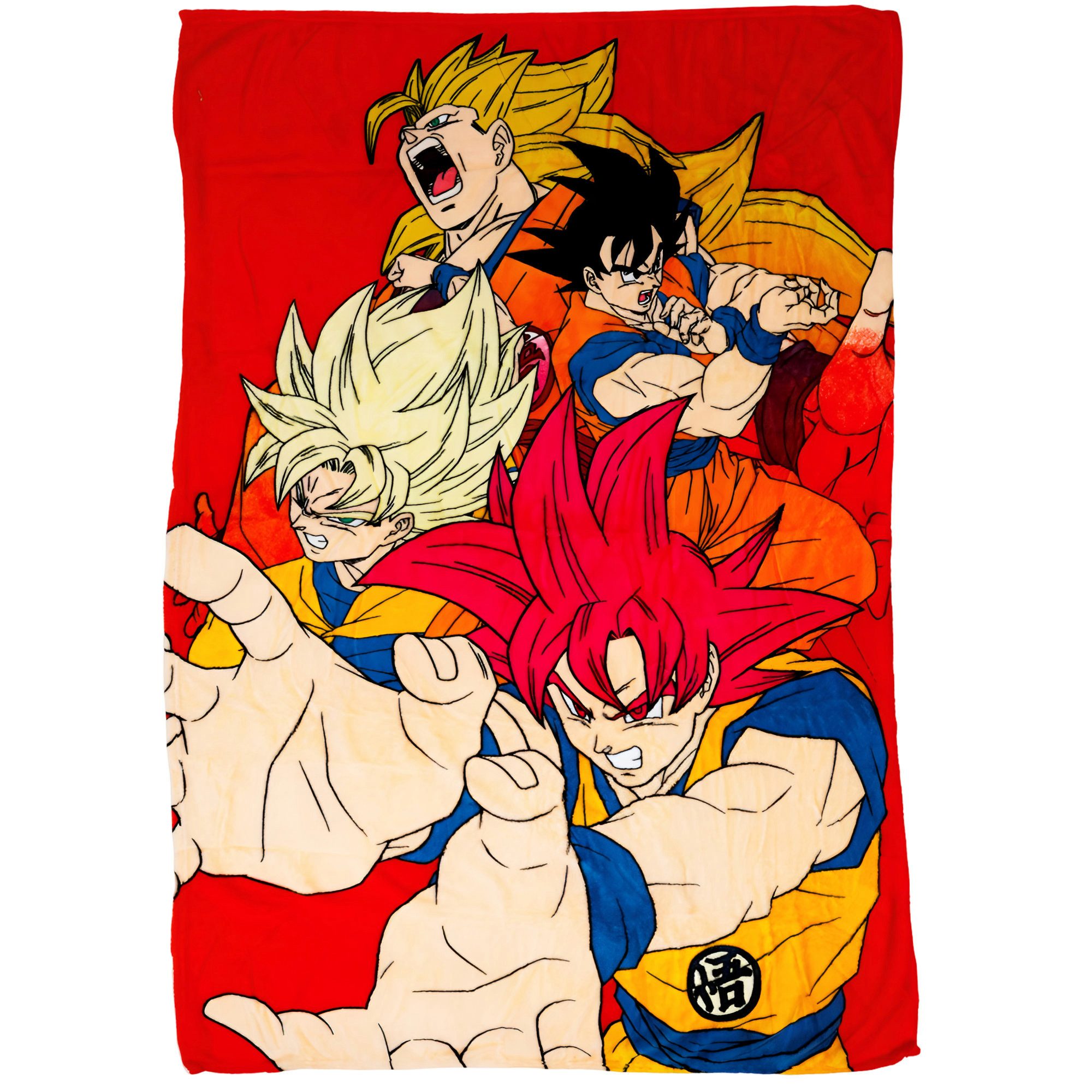 Wohndecke Dragon Ball Super Flanell Wohndecke warme Kuscheldecke 110x150 cm, Dragon Ball