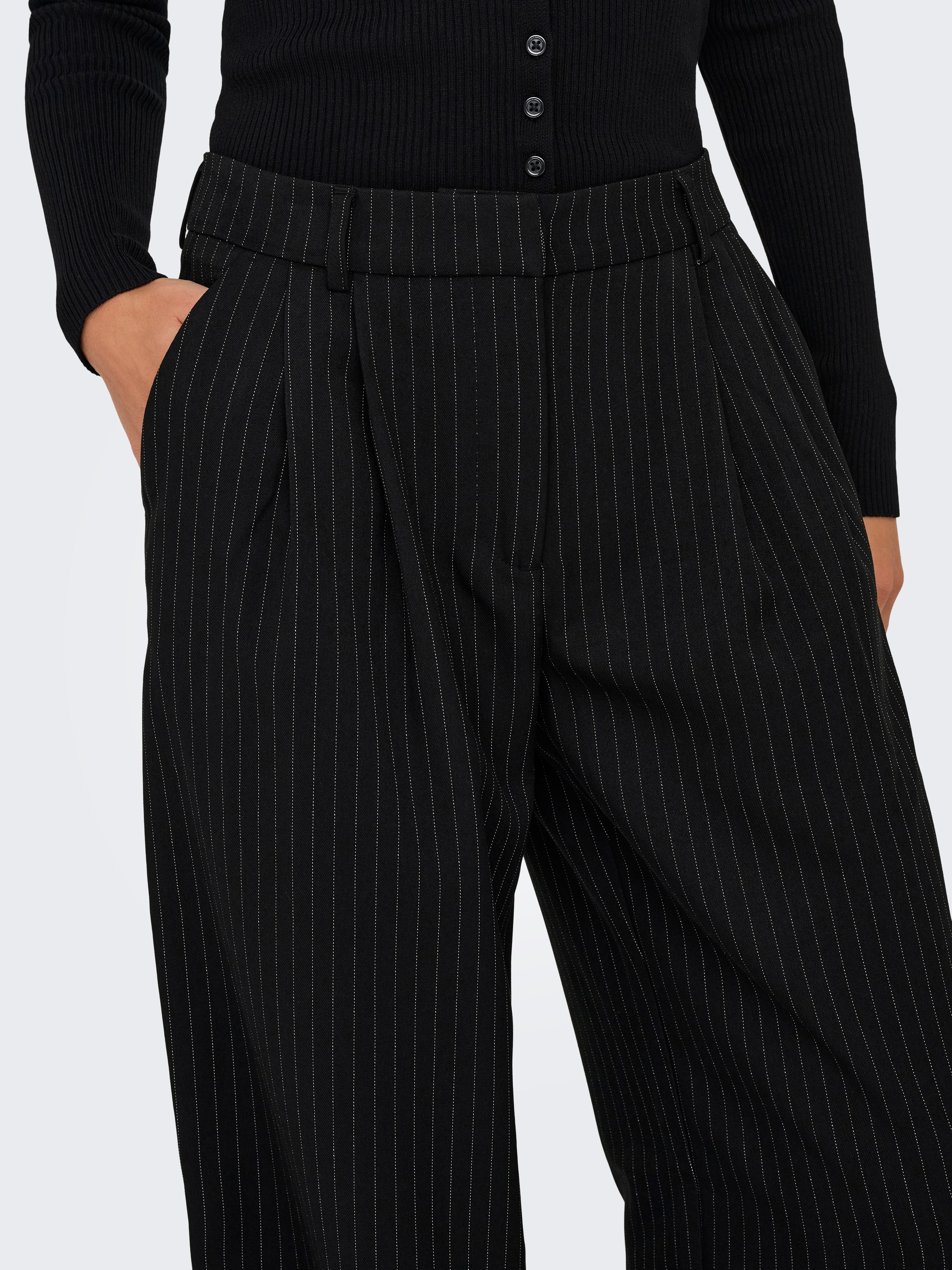 ONLY Anzughose ONLREINA HW PLEAT STR PINS PANT TLR NOOS günstig online kaufen