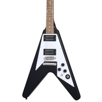 Epiphone E-Gitarre, E-Gitarren, Andere Modelle, Kirk Hammett 1979 Flying V Ebony - E-Gitarre