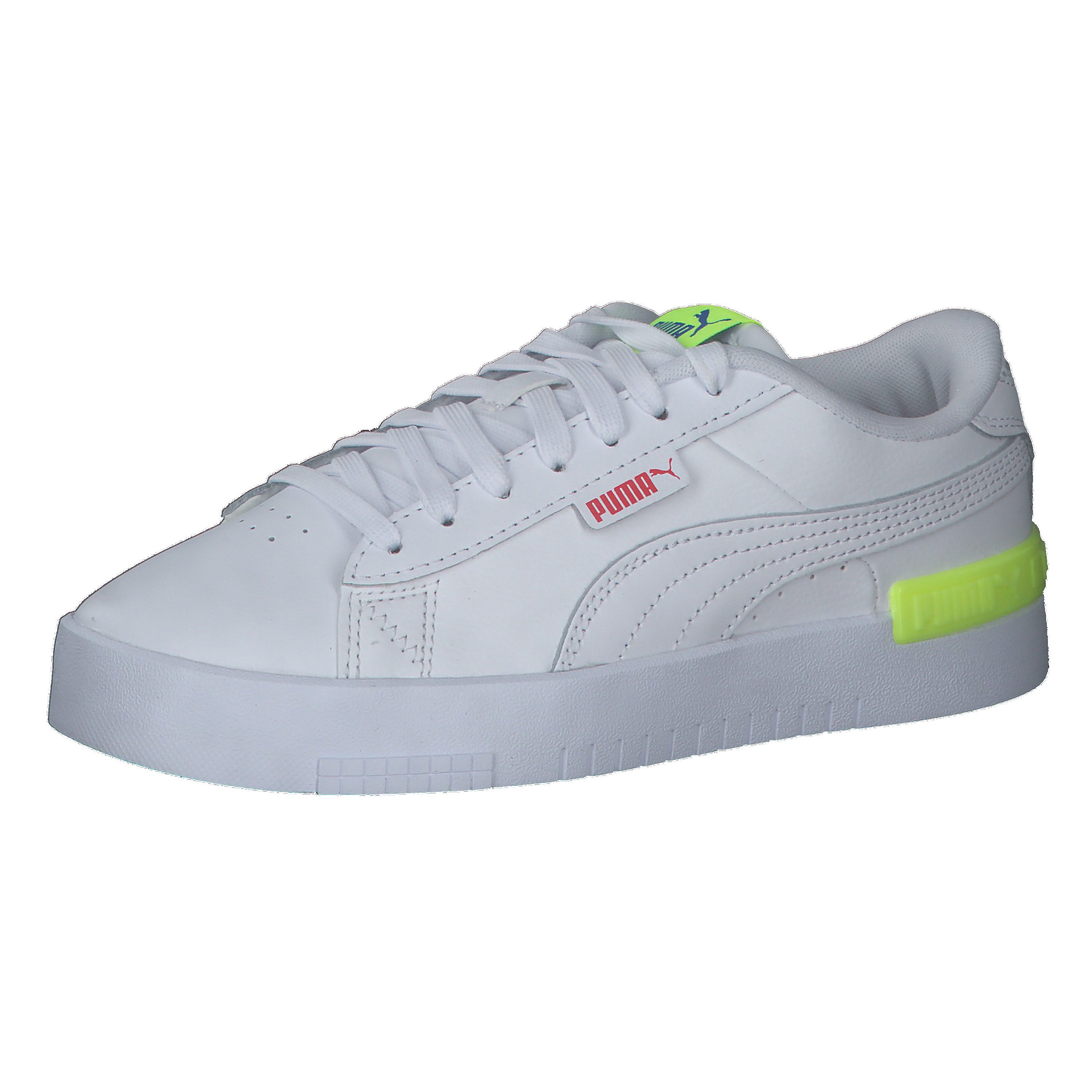 Puma White-Yellow Alert-Victoria Blue-High Risk Red