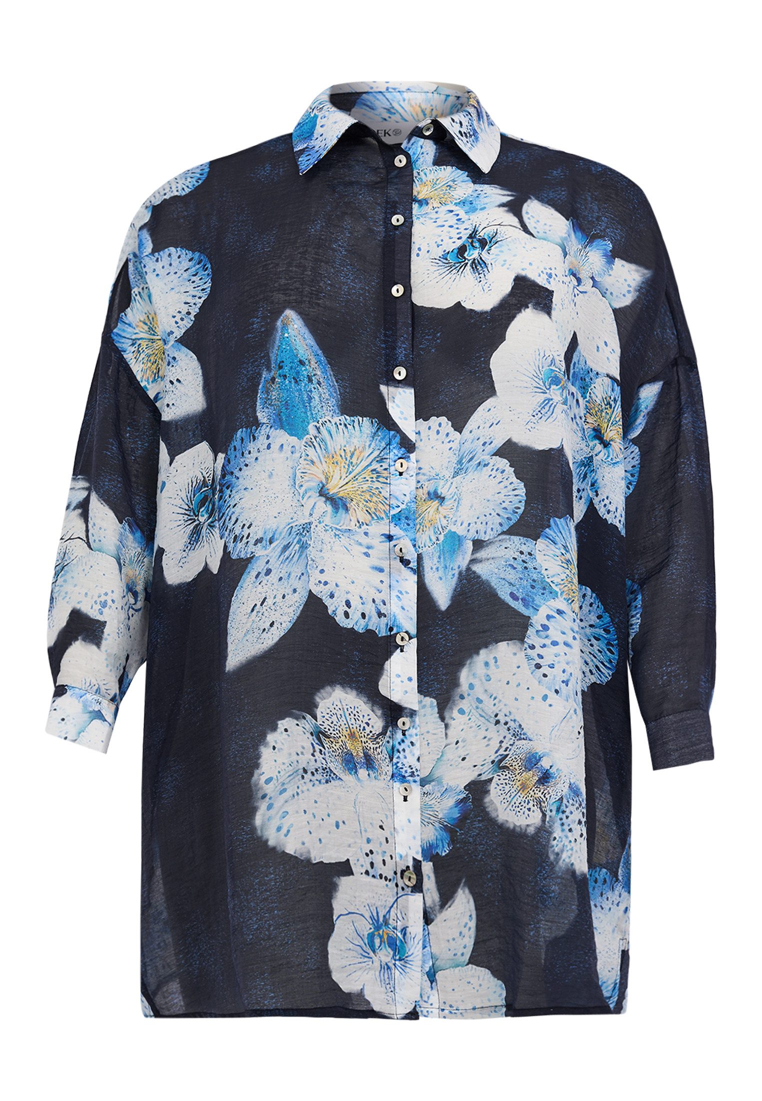 YOEK Blusentop Damen Bluse mit Druck