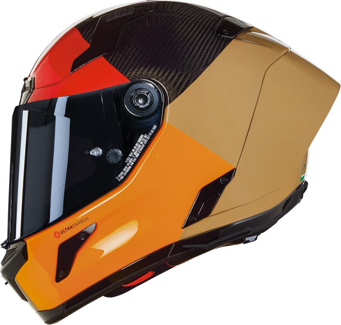 NOLAN Motorradhelm X-804 RS Ultra Carbon Blocco Helm, Notfallsystem-Polsterung (EQRS)